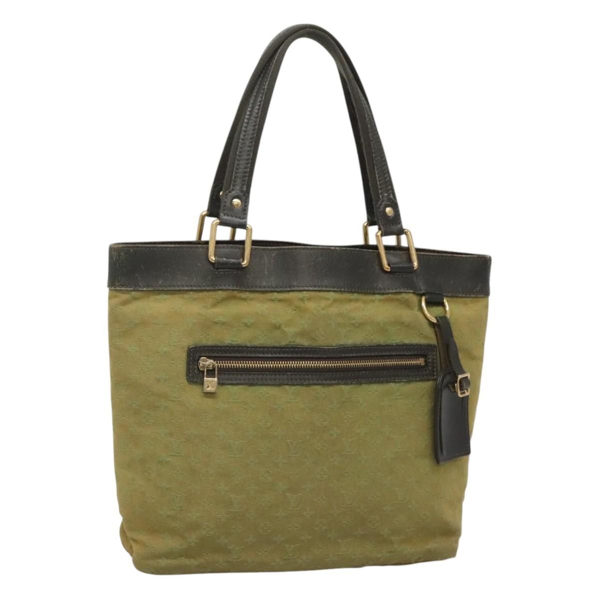 Louis Vuitton Monogram Mini Lucille Gm Tote Bag Tst Khaki M92681 Lv Auth Th5875, Women's