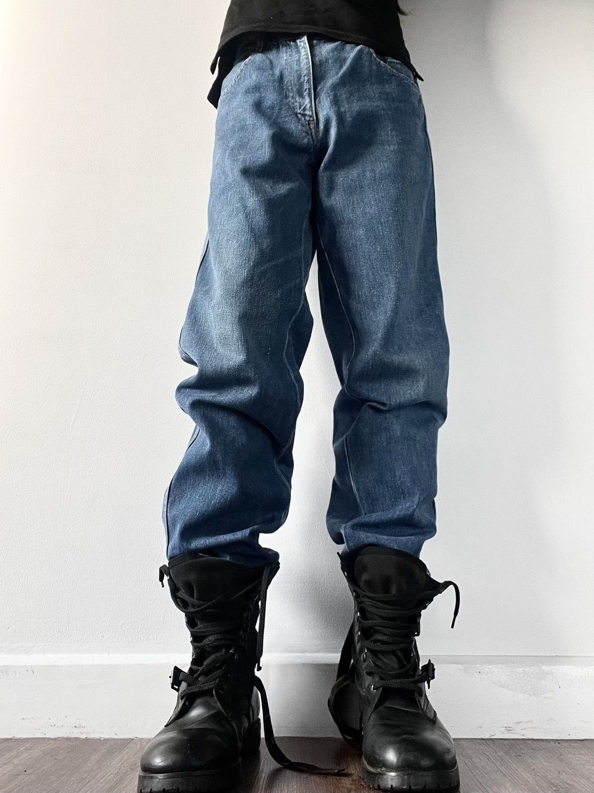 Comme des Garcons AD2012 Comme Des Garcons Homme Baggy Jeans Size US 32 / EU 48 - 4 Thumbnail