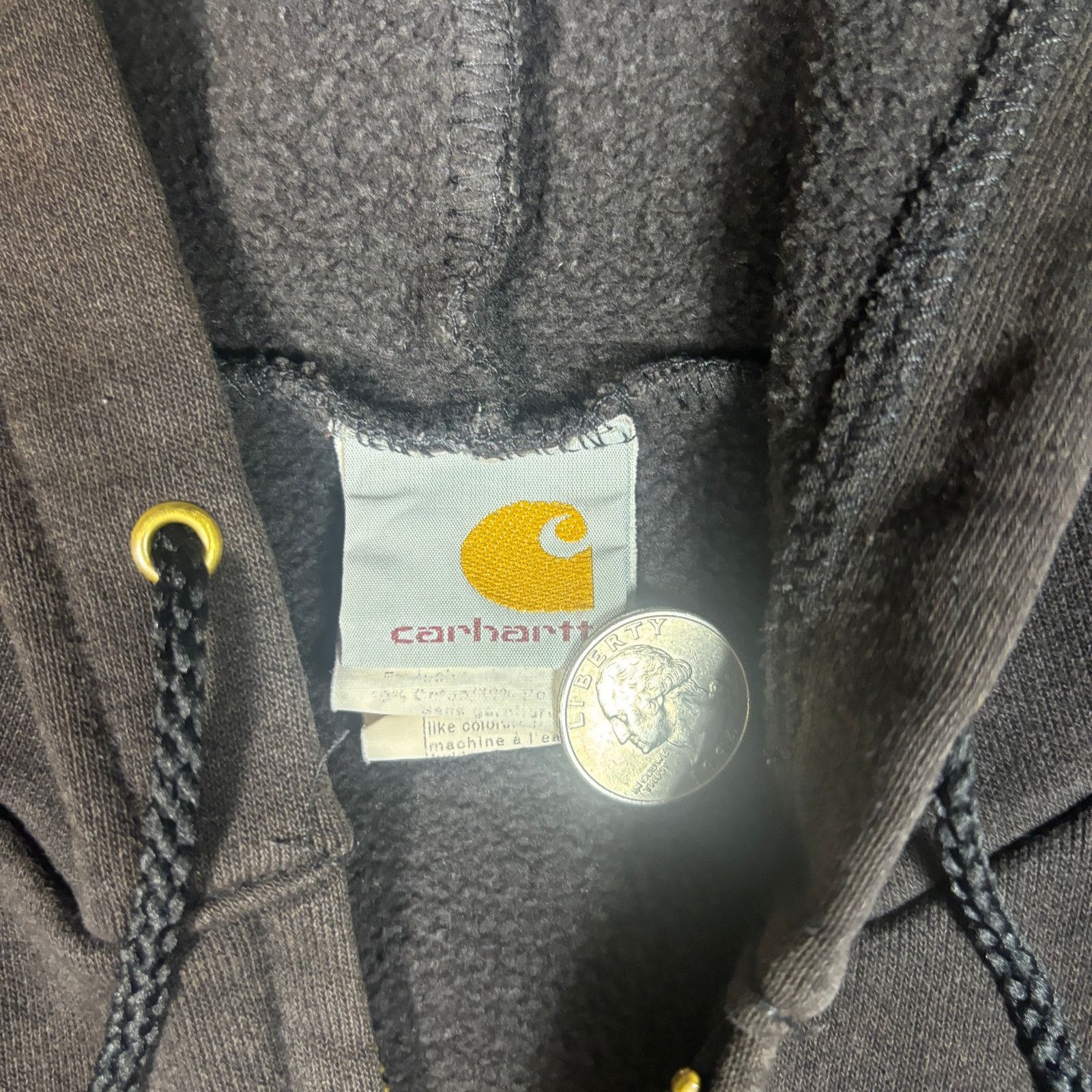 Carhartt vintage y2k 2000s Carhartt faded zip up hoodie XXL workwear Size US XXL / EU 58 / 5 - 4 Thumbnail