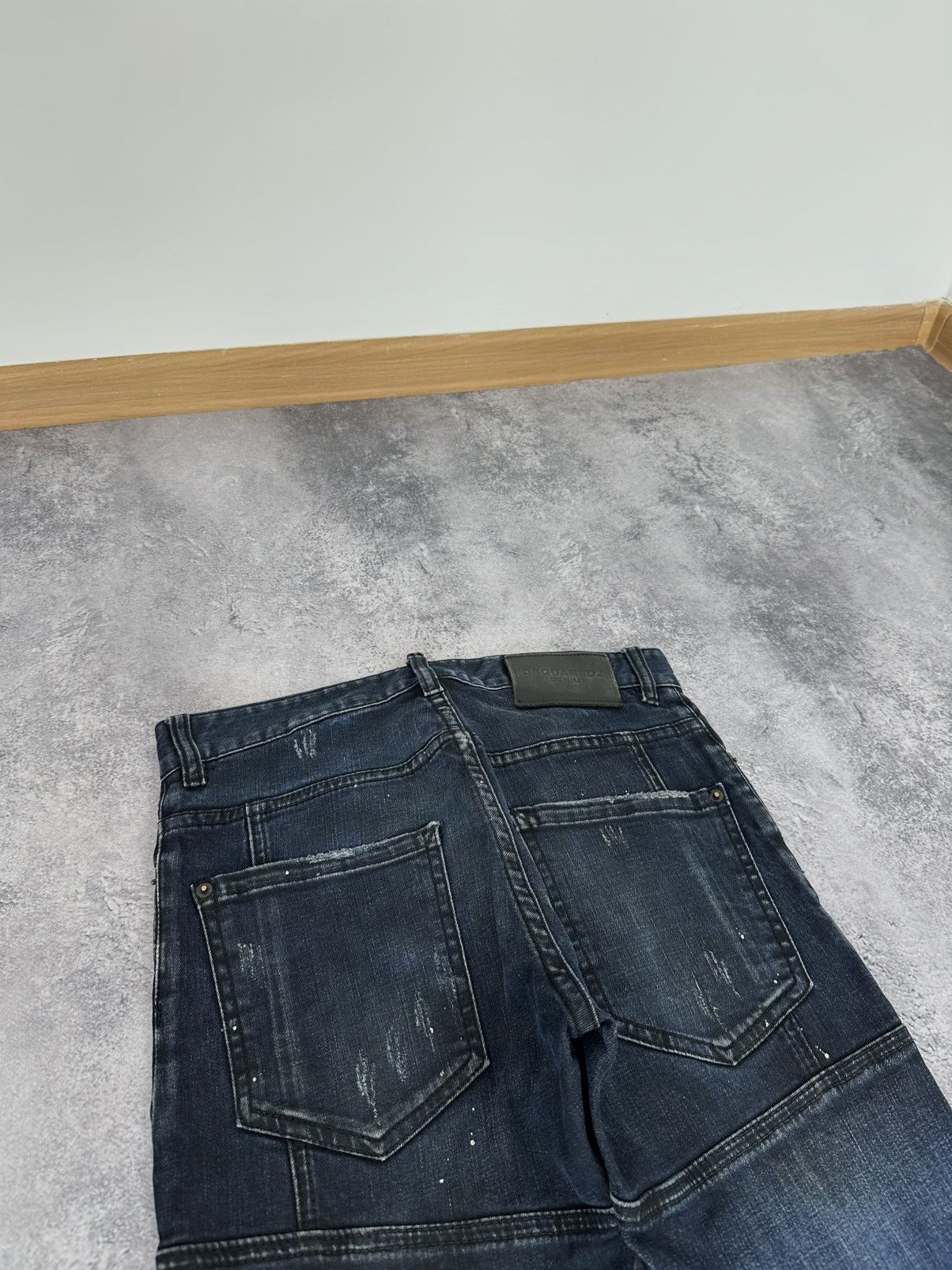 Dsquared2 Dsquared2 Avant Garde Distressed Designer Luxury Opium Jeans Size US 32 / EU 48 - 11 Thumbnail