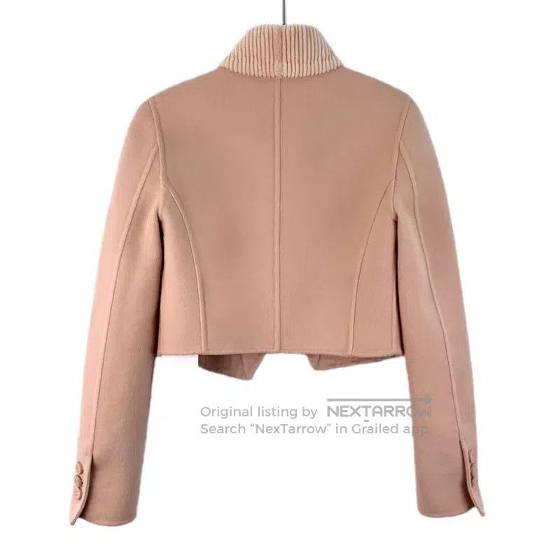 Fendi Fendi 22 Model Blush Pink Lining Logo Monogram Printed Woo Size XS / US 0-2 / IT 36-38 - 2 Thumbnail