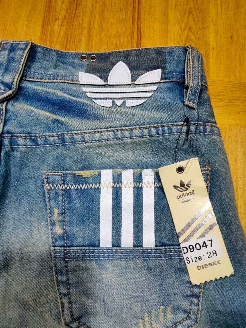 Diesel Diesel x Adidas Denim Shorts Size US 28 / EU 44 - 1 Thumbnail