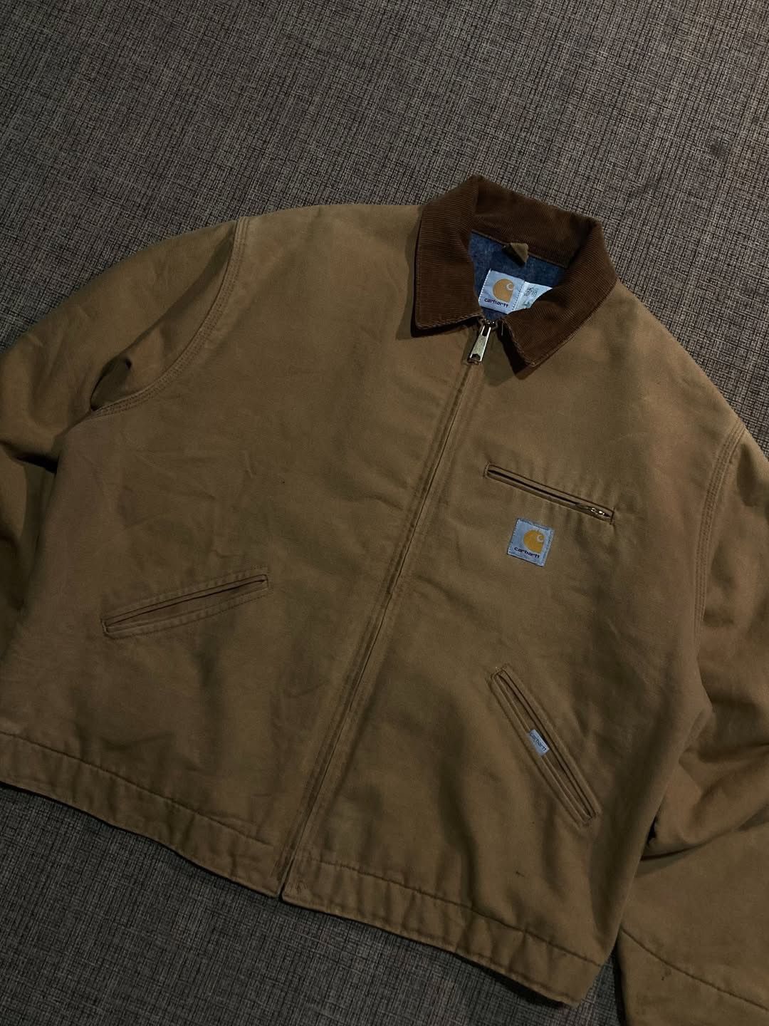 Carhartt Detroit Carhartt jacket 90s Big Logo Size US L / EU 52-54 / 3 - 3 Thumbnail
