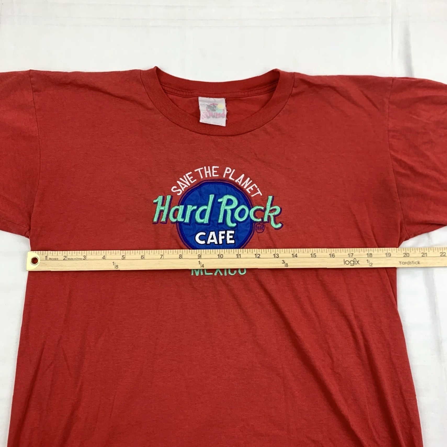 Hard Rock Cafe VINTAGE Hard Rock Cafe T Shirt Men Adult M Red Embroidered Rock & Roll Mexico 90s Shirt Size US M / EU 48-50 / 2 - 6 Thumbnail