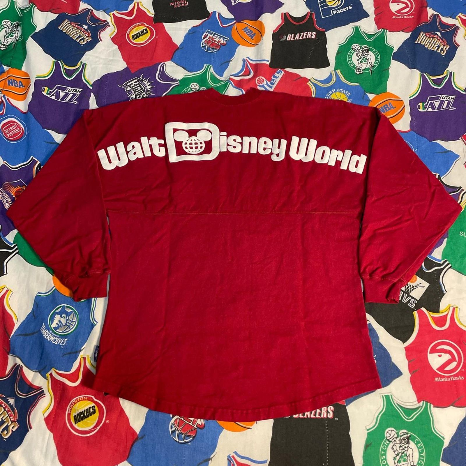Disney Disney Spirit Jersey Red Parks Walt Disney World Resort Size US S / EU 44-46 / 1 - 1 Thumbnail