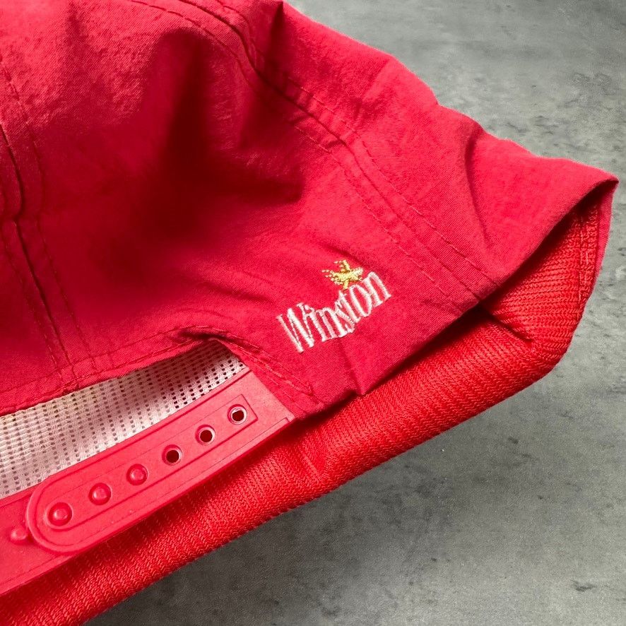Vintage Vintage The Wrap Only Winston Has It Cigarette Red Hat Size ONE SIZE - 3 Thumbnail