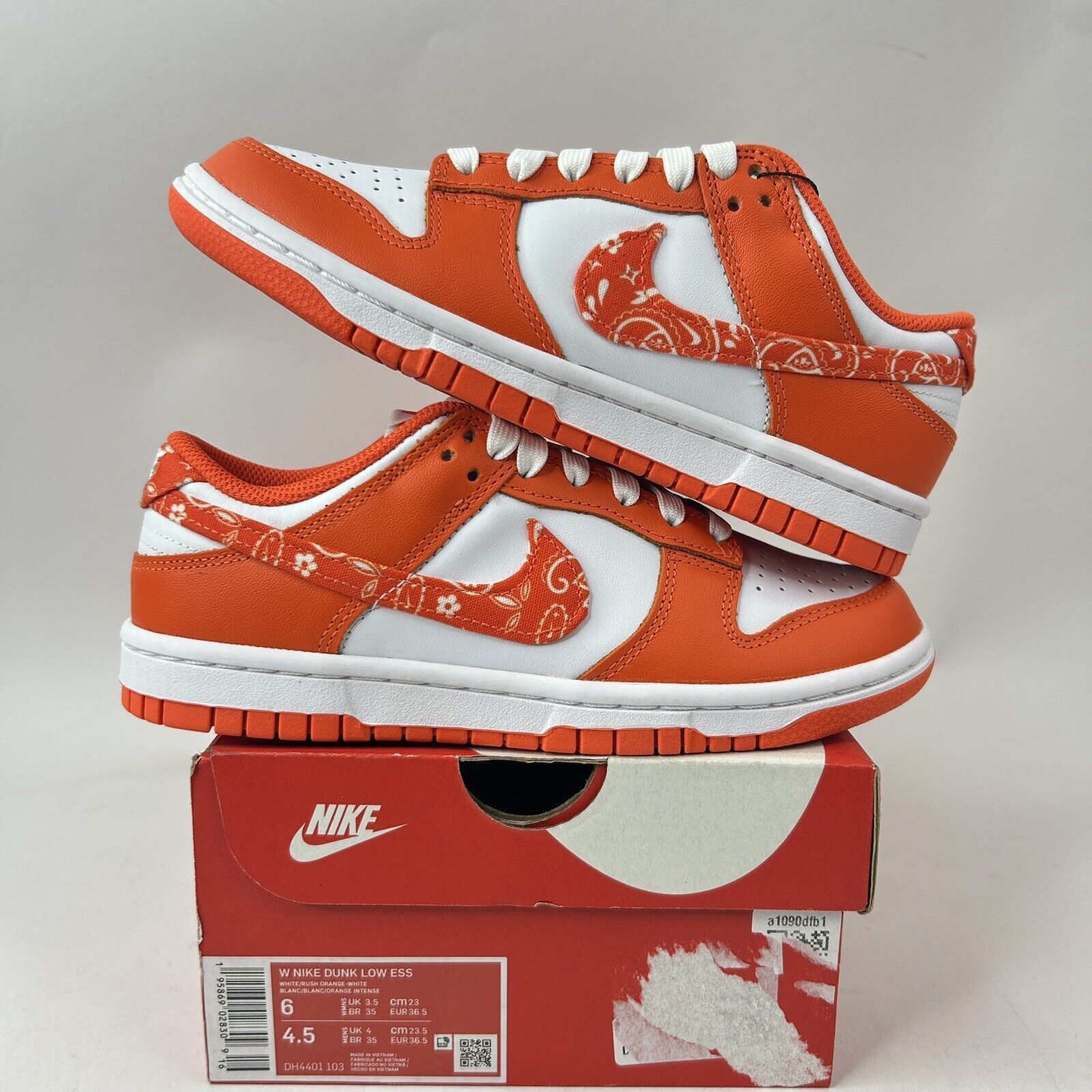 Nike Nike Shoes Dunk Low ESS “Orange Paisley/Rush Orange” 2024 Size US 6 / IT 36 - 1 Thumbnail