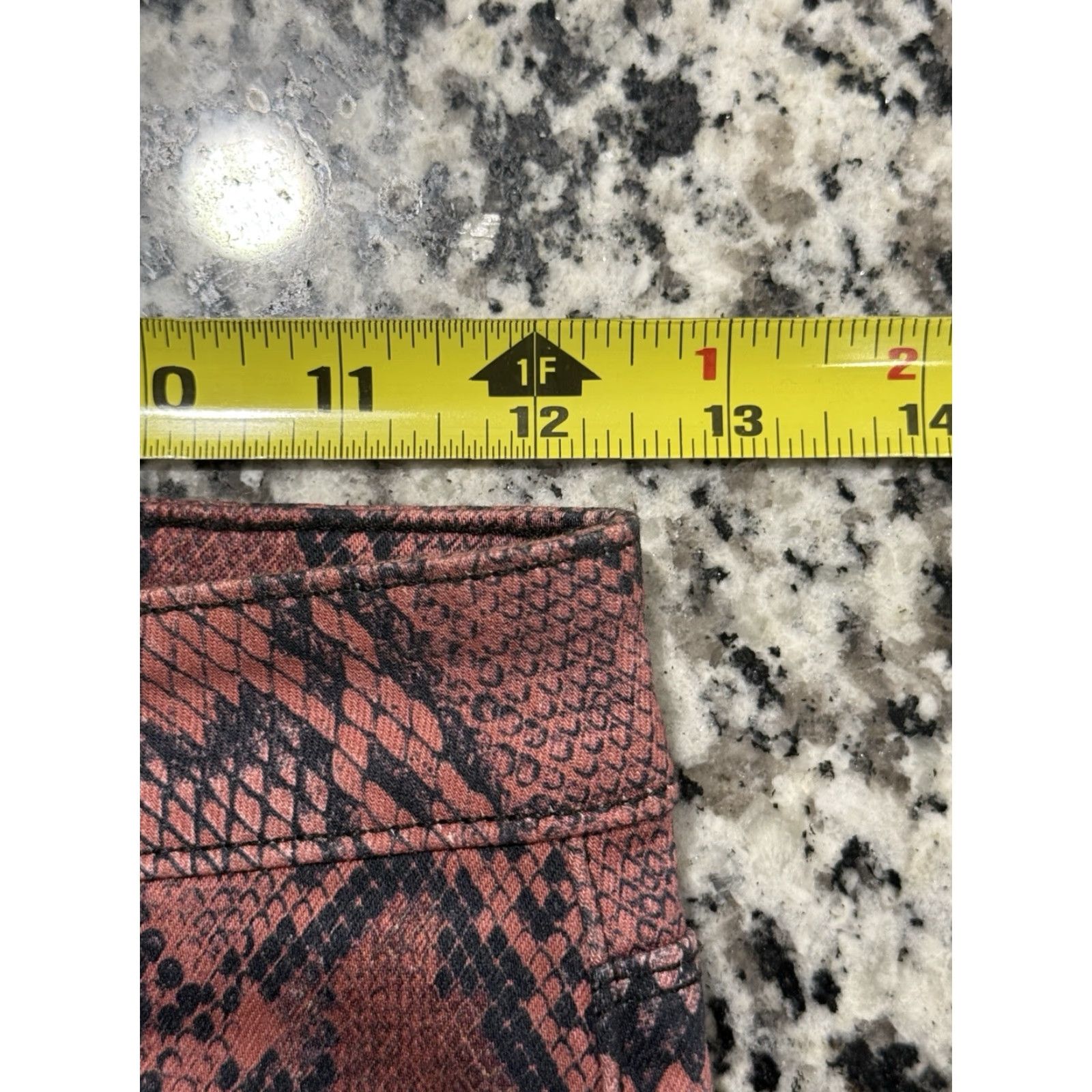 L'AGENCE VINTAGE L'AGENCE Margot Jeans Pants Slim High Rise (now Mid Rise) Garnet Aurora 24 25x25.5 Womens Size 42" / US 20 - 6 Thumbnail