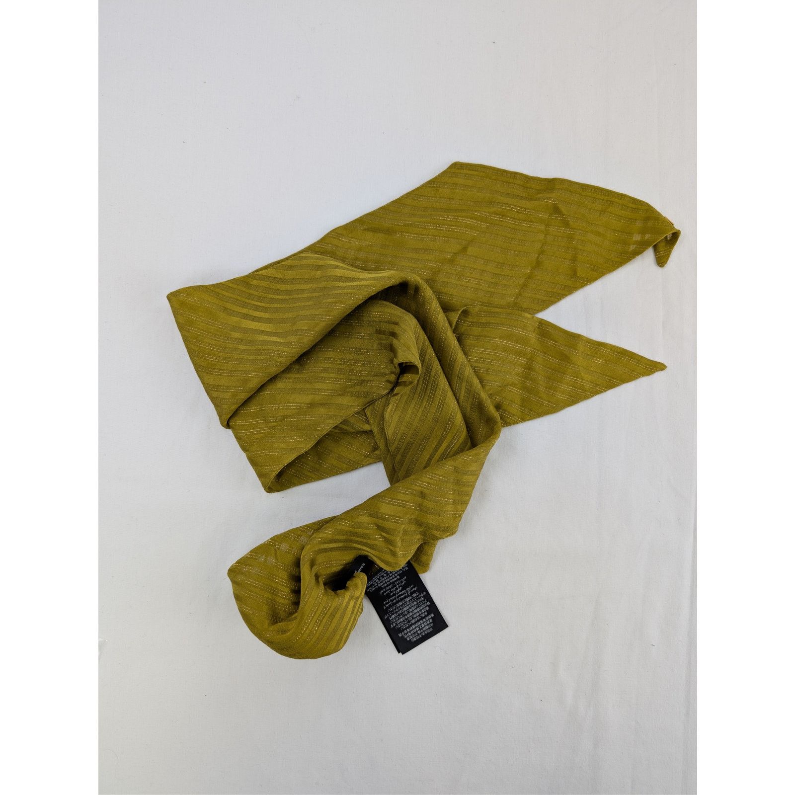 Saint Laurent Paris o1rshd1 Size: OS / Scarf in Yellow Size ONE SIZE - 6 Thumbnail