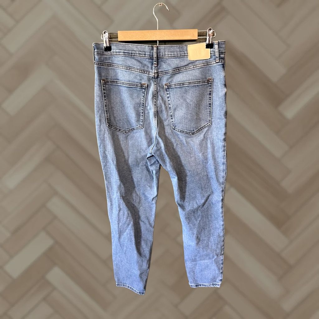 Everlane Everlane Jeans Womens 30 Blue Light Wash The Curvy High Rise Skinny Jean Denim Shirt Pants? Size 24" / US 00 / IT 34 - 1 Thumbnail