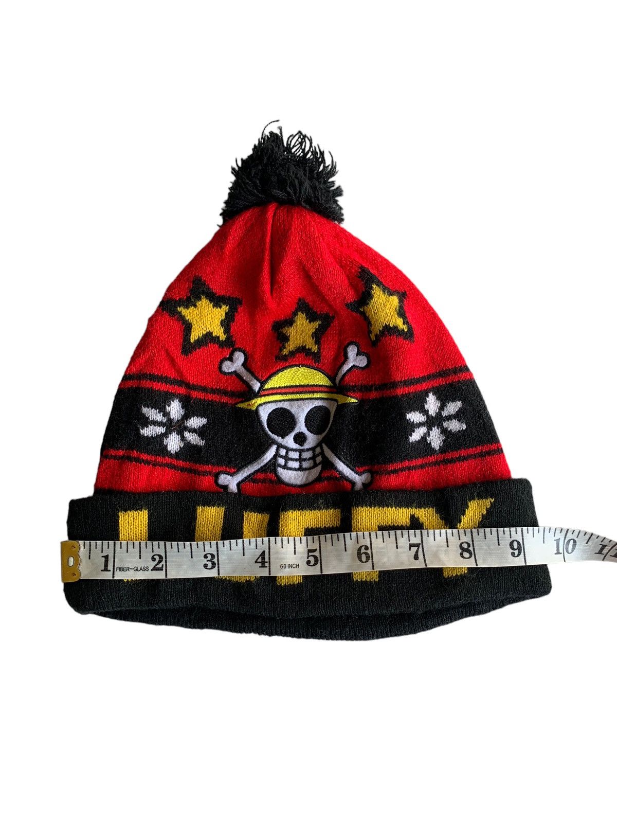 Anime × Japanese Brand Vintage One Piece Monkey D Luffy Beanie Hats Small Size Size ONE SIZE - 8 Thumbnail
