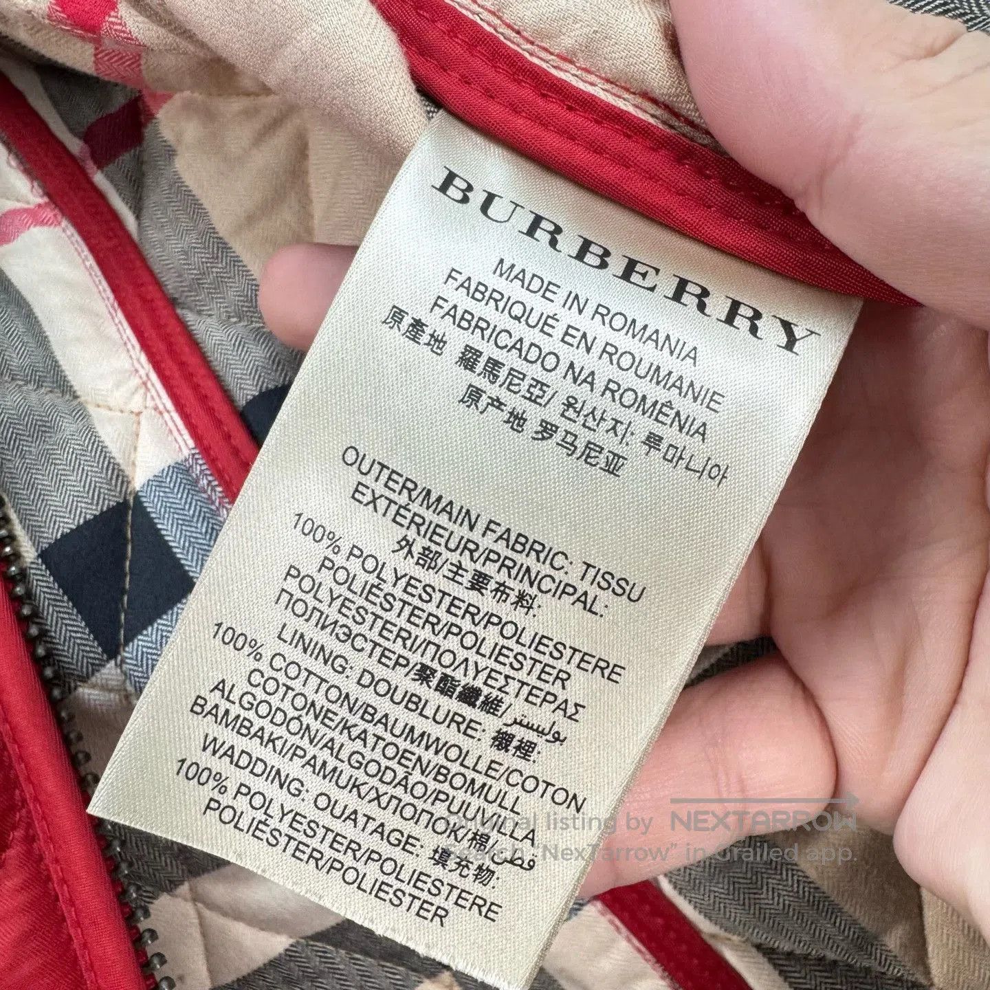 Burberry Burberry Check-Lined Quilted Cotton Coat. Size S / US 4 / IT 40 - 7 Thumbnail