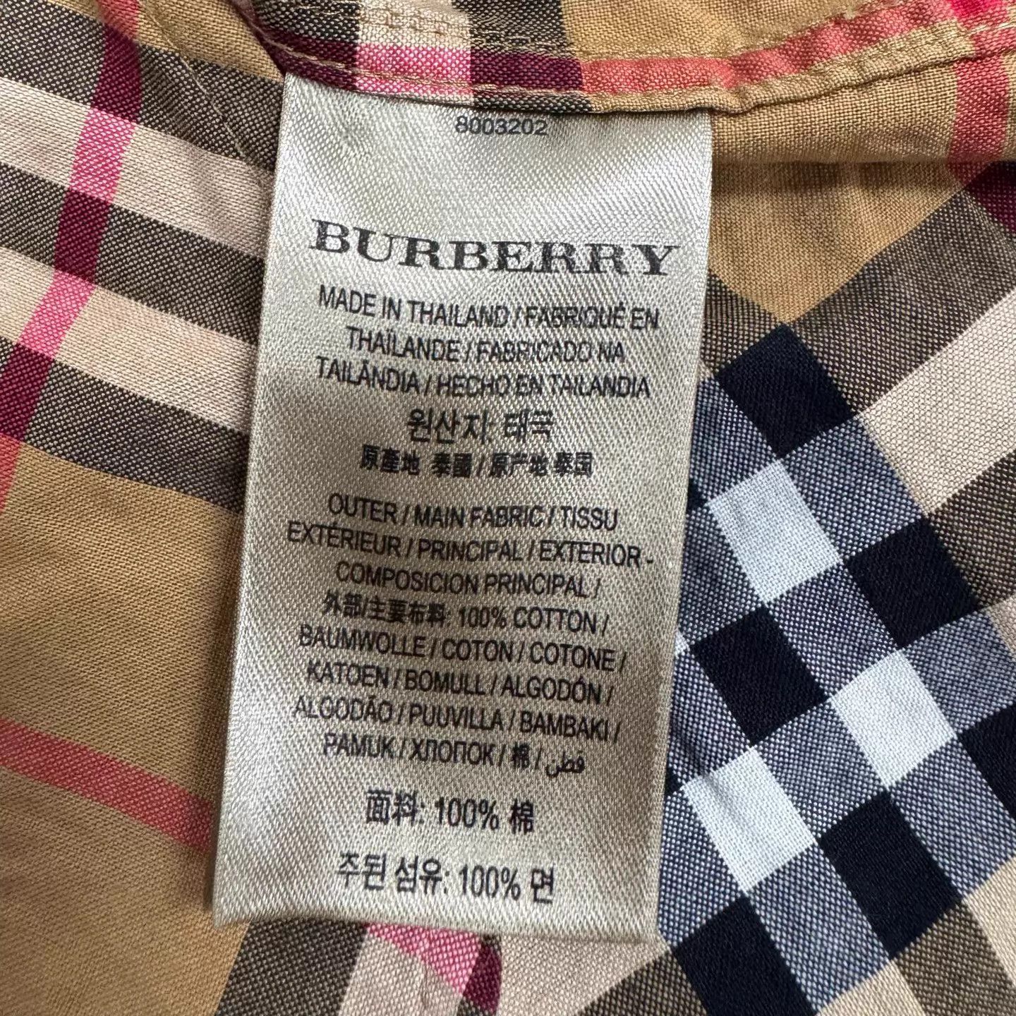 Burberry Burberry Classic Check LS Shirt UK6 99 New Size XS / US 0-2 / IT 36-38 - 6 Thumbnail