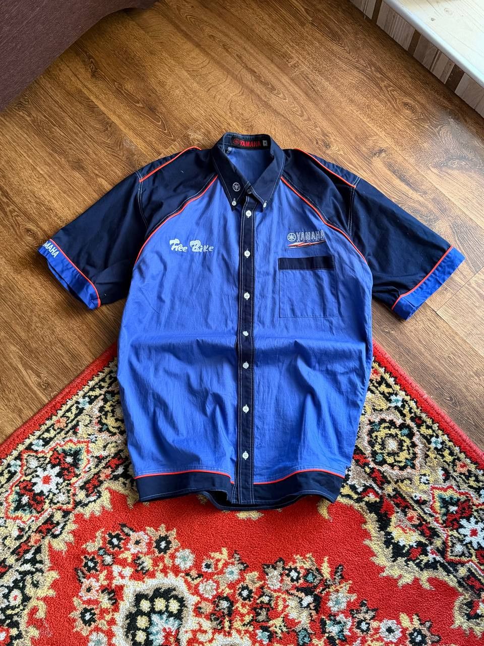 Yamaha Vintage 00's Yamaha Free Bike T-Shirt Y2K Size US S / EU 44-46 / 1 - 1 Thumbnail