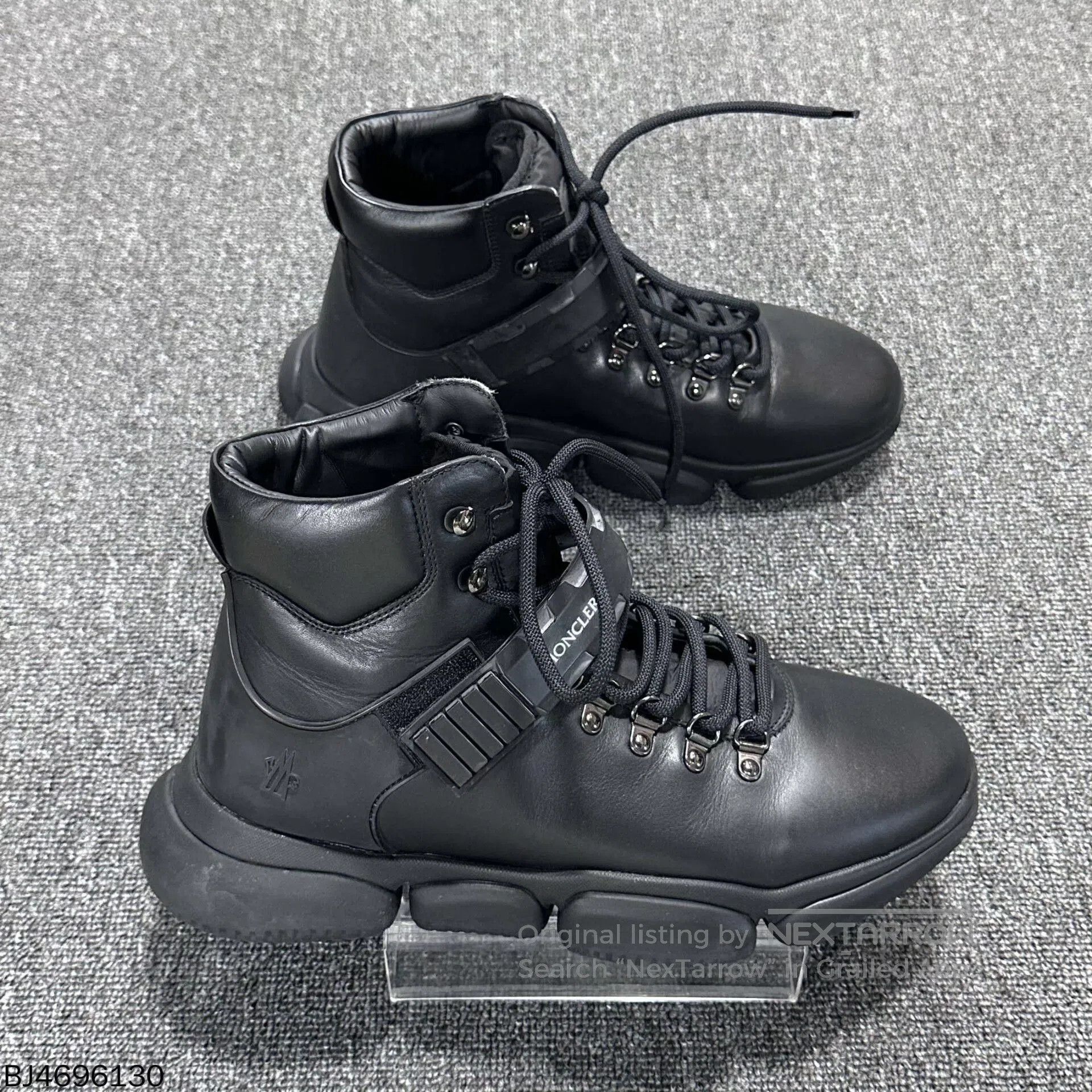 Moncler moncler black high-top boots for men. Size US 10.5 / EU 43-44 - 6 Thumbnail