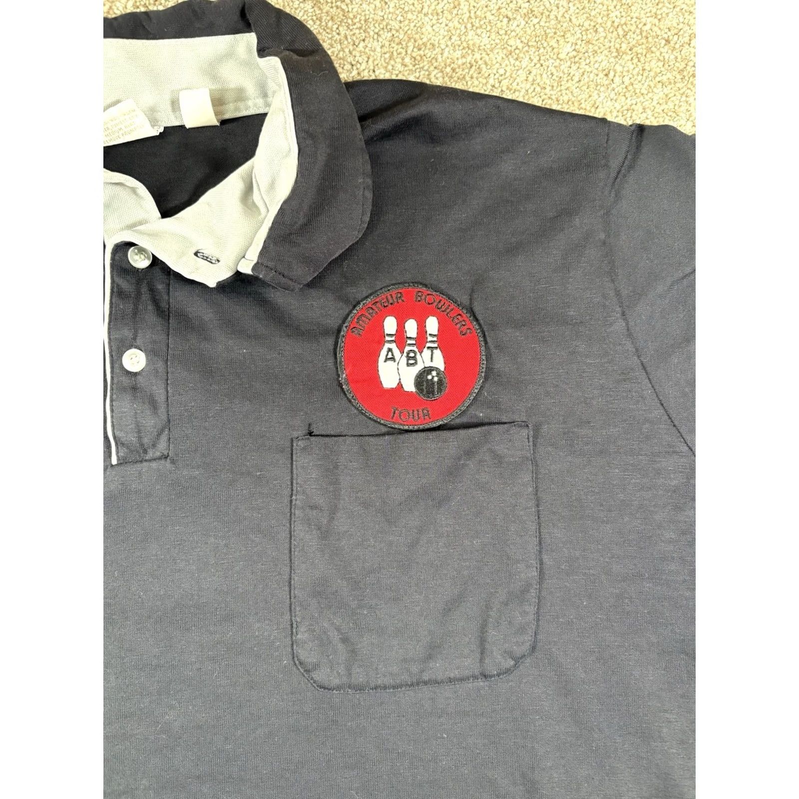 Vintage VINTAGE Hilton Athletic Apparel Polo Shirt Embroidered Men's 2XL Black Cotton Short Sleeve Sports Golf Bowling Size US XXL / EU 58 / 5 - 3 Thumbnail