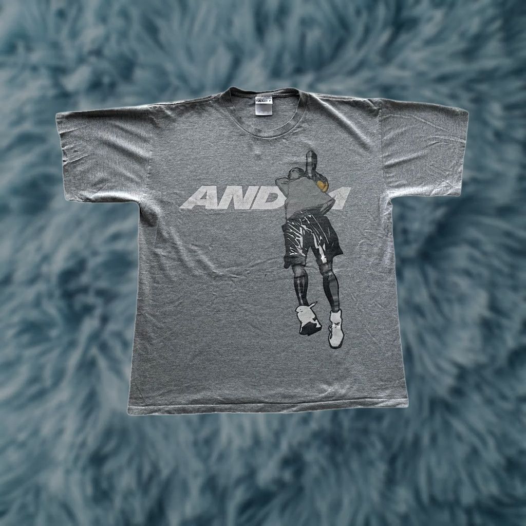 Vintage VINTAGE AND1 Basketball Slam Dunk Logo Graphic T-Shirt Gray Mens Sz Large USA MADE Size US L / EU 52-54 / 3 - 1 Thumbnail