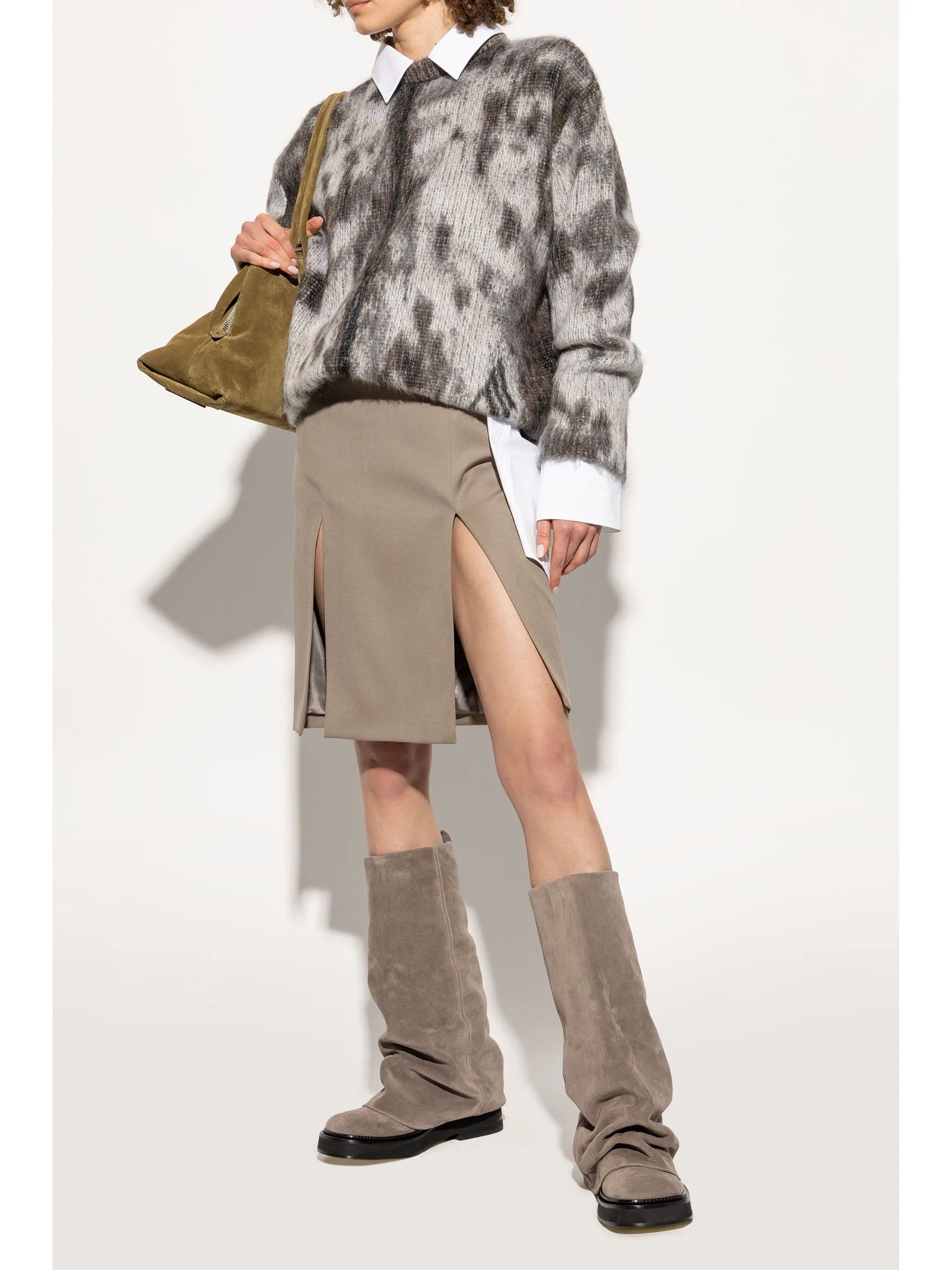 The Attico o1s22i1n0325 Robin Boots in Taupe Size US 9 / IT 39 - 3 Thumbnail
