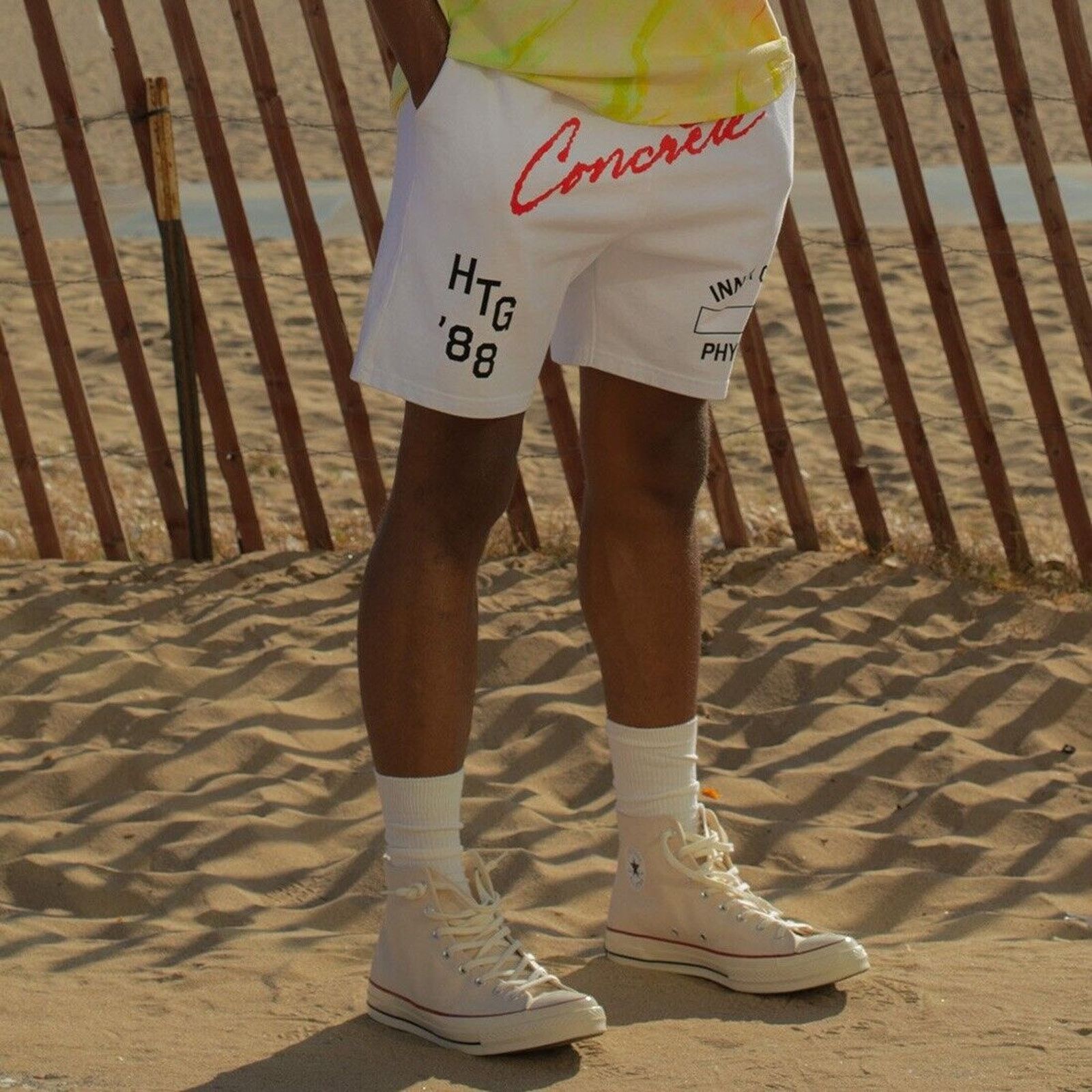 Honor the Gift Honor The Gift Men's Physical Education Shorts in White Size US 34 / EU 50 - 3 Thumbnail