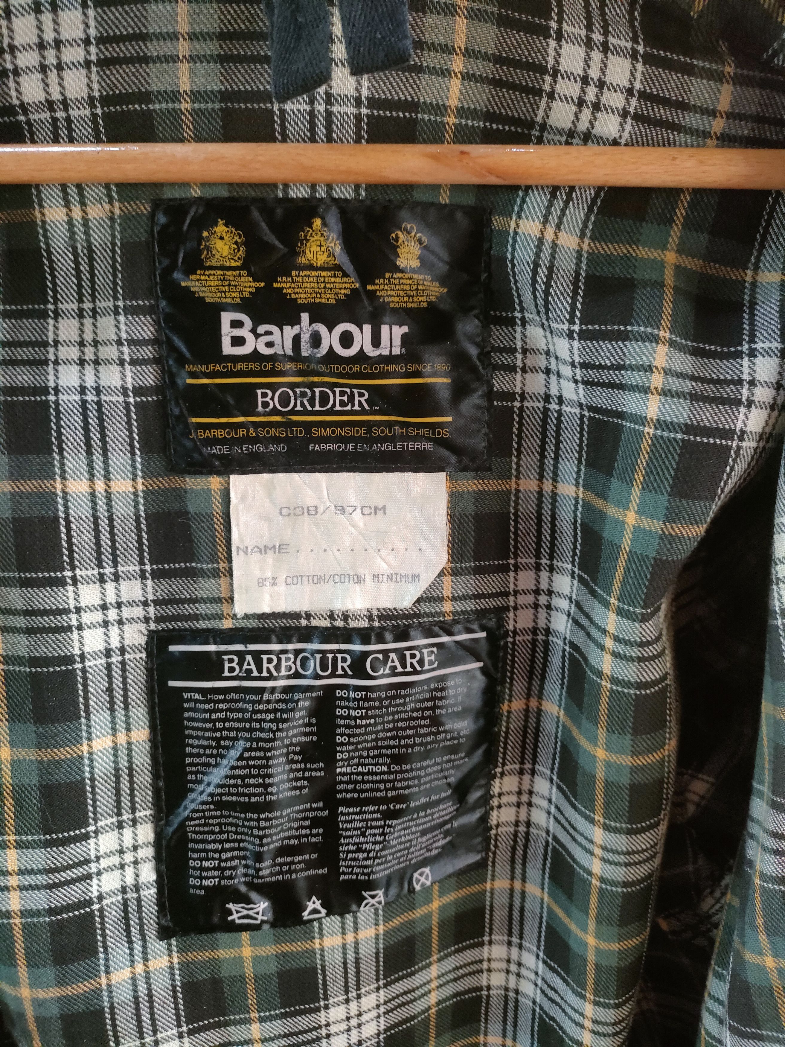 Barbour Barbour Border Waxed Cotton Long Jacket Size US M / EU 48-50 / 2 - 2 Thumbnail