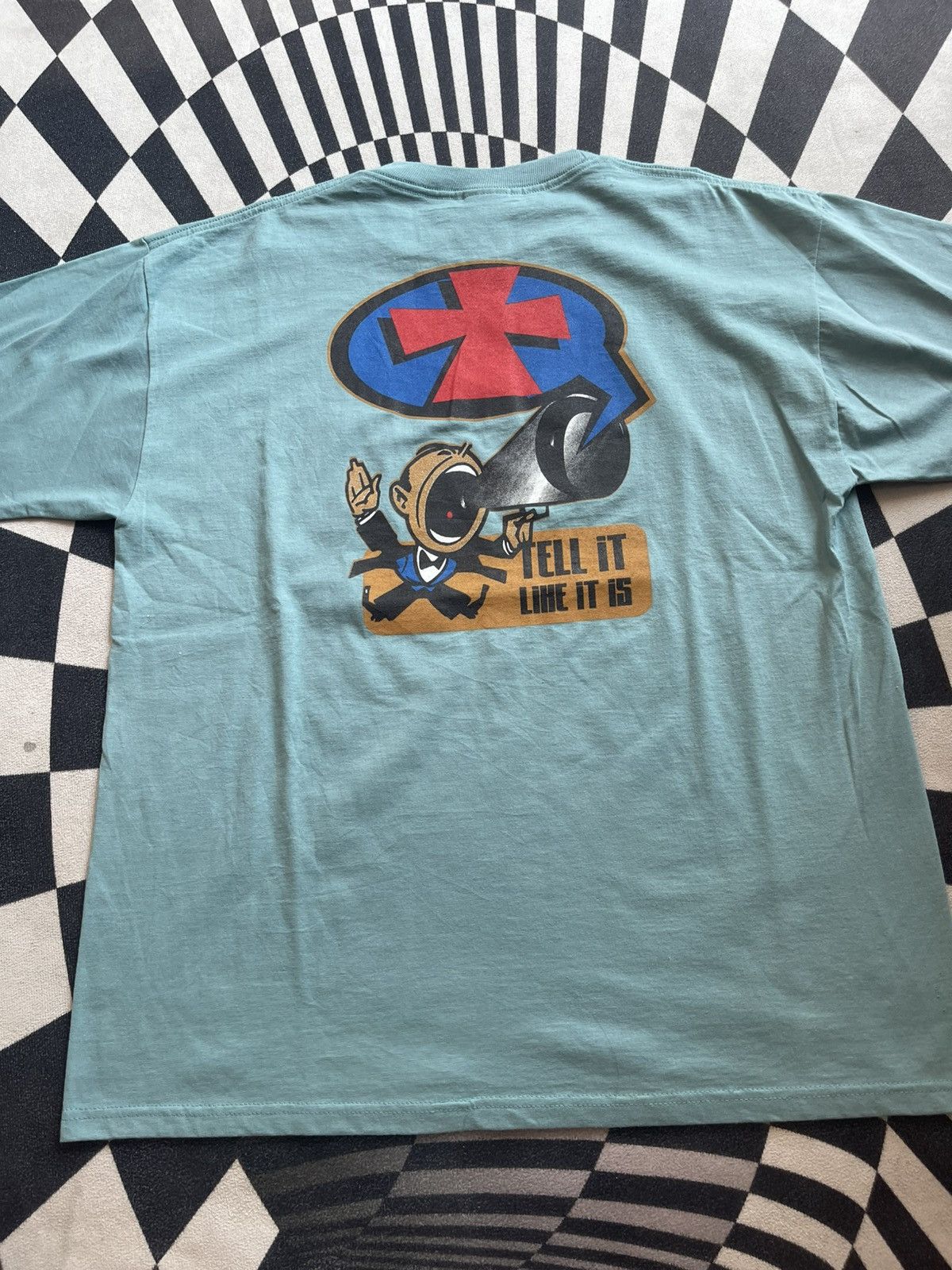 Vintage Vintage 2000 Jerzees Xtreme "Tell It Like It Is" Graphic Tee Size US XL / EU 56 / 4 - 2 Thumbnail
