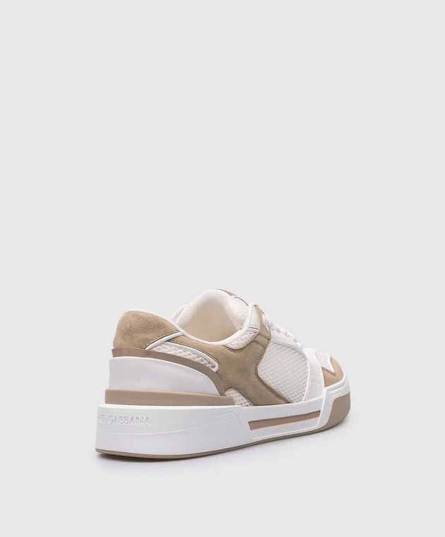 Dolce & Gabbana o1s22i1n0924 Low-Top Sneakers in White/Brown Size US 9 / EU 42 - 3 Thumbnail