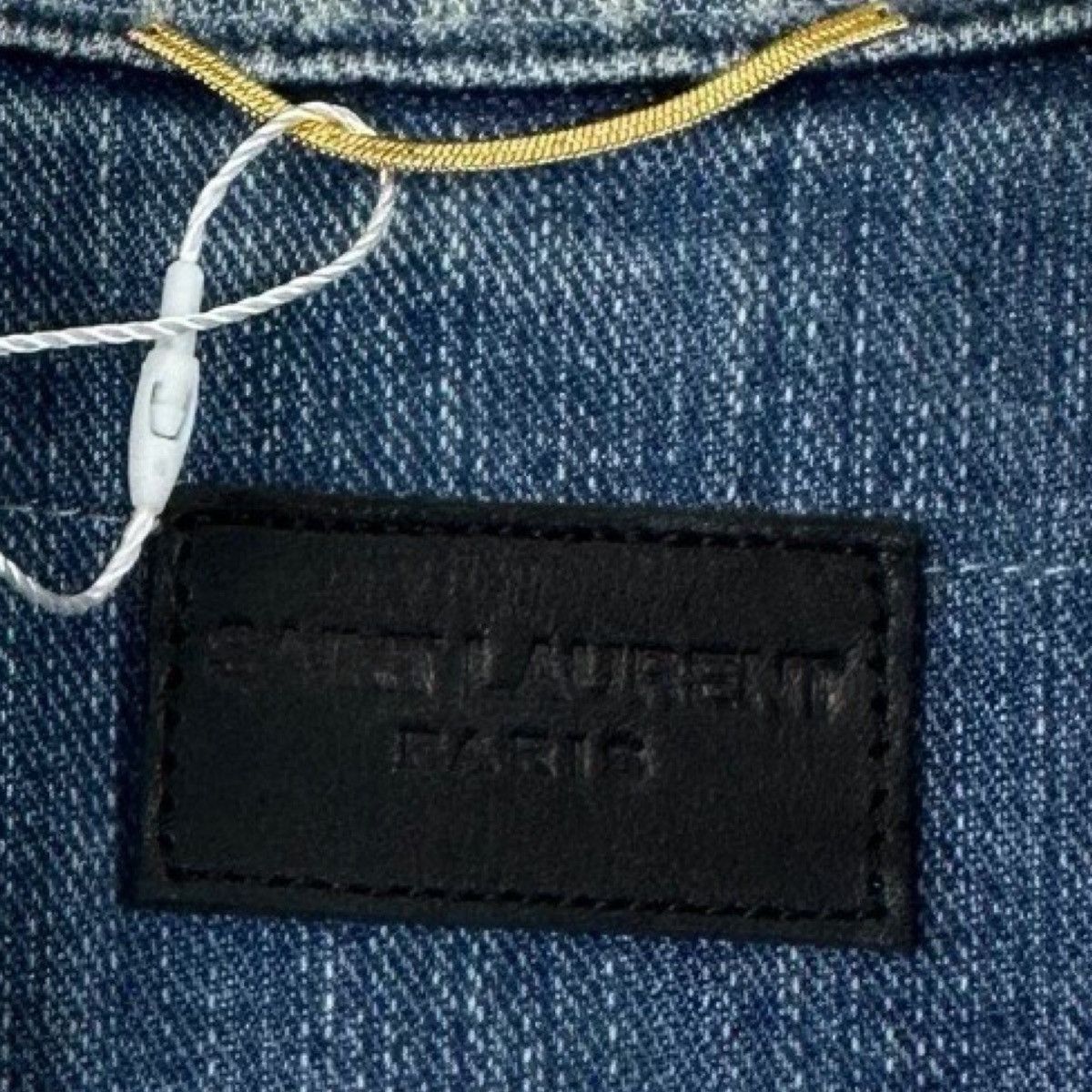 Saint Laurent Paris Saint Laurent blue denim jacket Size S / US 4 / IT 40 - 5 Thumbnail