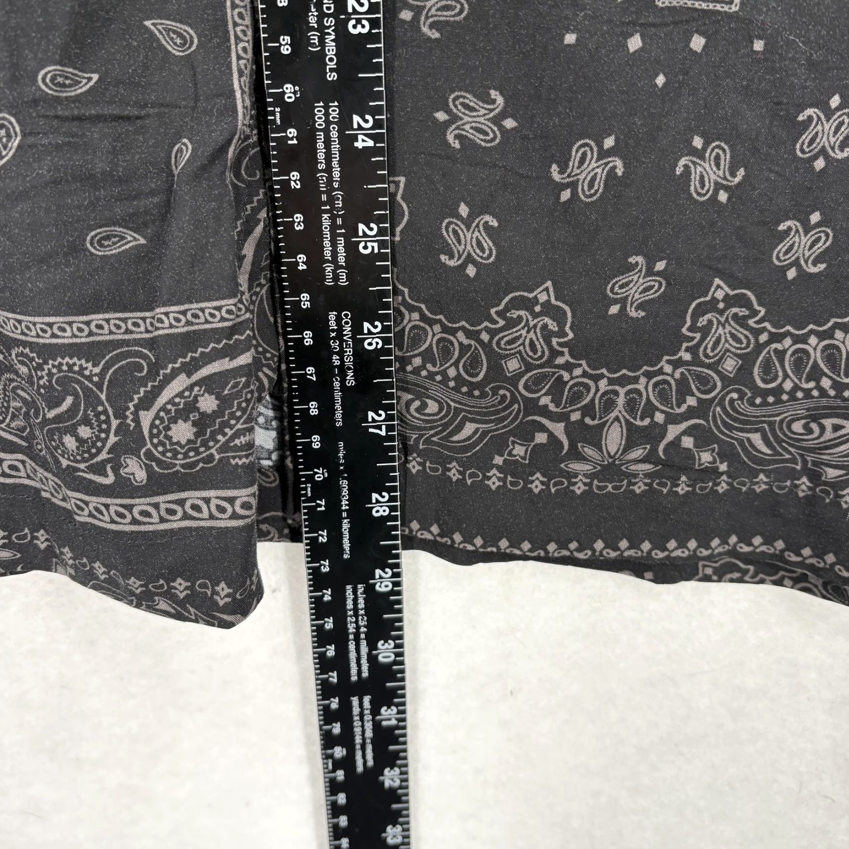 YoungLA VINTAGE? No. YoungLA Shirt Mens S Black Bandana Paisley Long Sleeve Button-Up Casual Gym Size US S / EU 44-46 / 1 - 6 Thumbnail