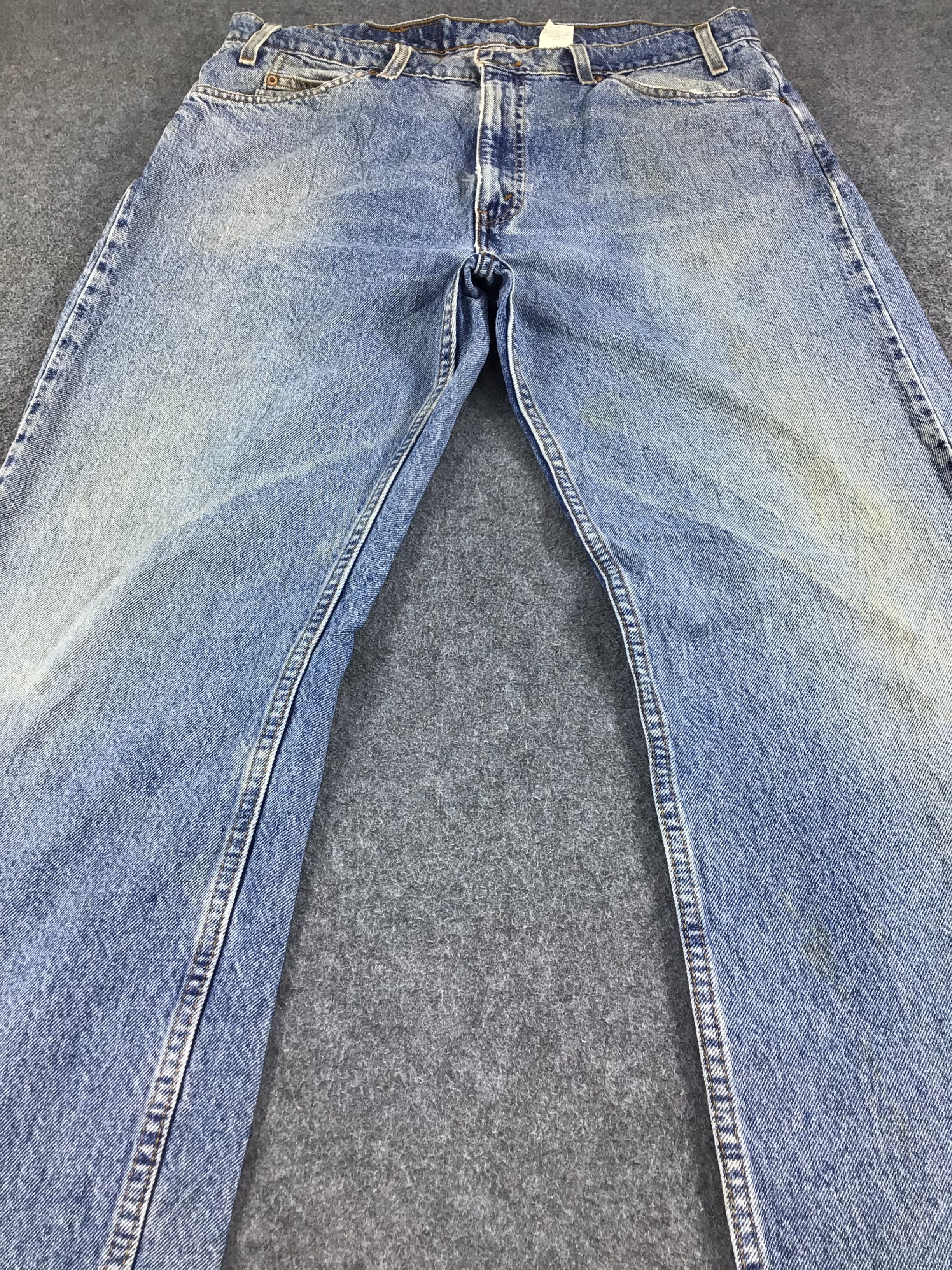 Levi's Vintage 90s Levi's 505 Jeans Orange Tab Denim KJ185 Size US 37 - 3 Thumbnail