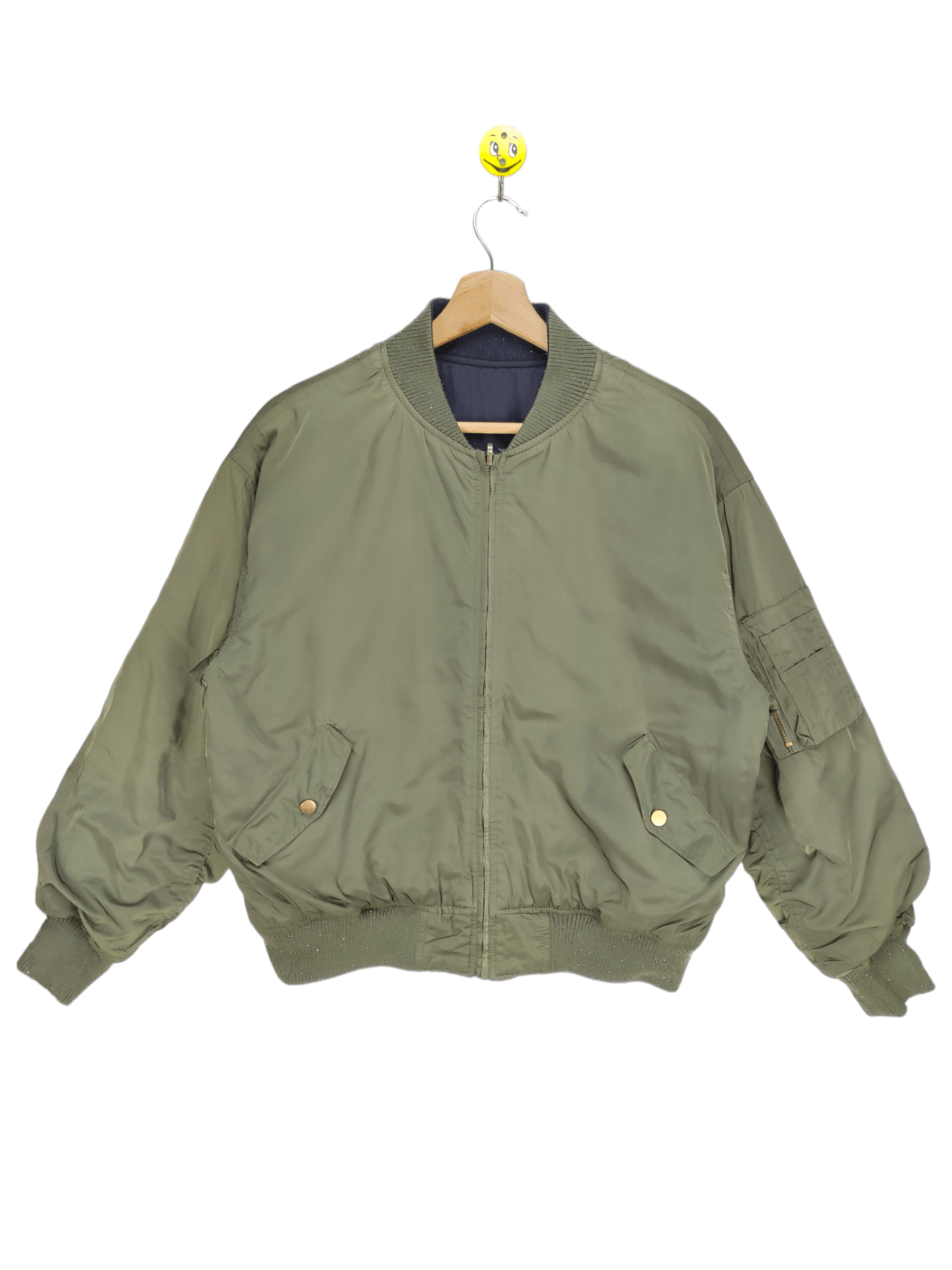 Japanese Brand Steals🔥Bomber Jacket Reversible by INGNI Size US M / EU 48-50 / 2 - 1 Thumbnail