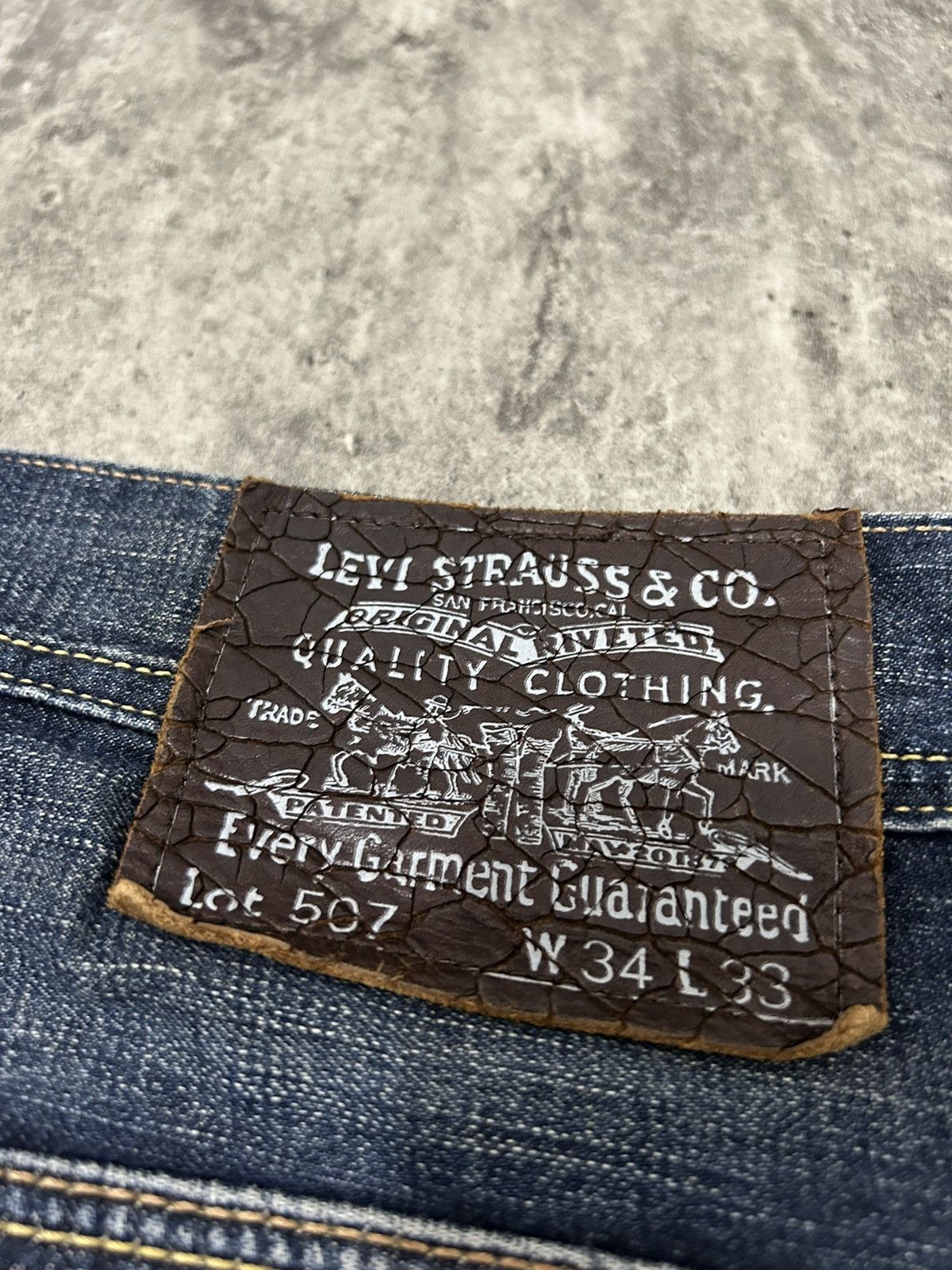 Levi's 90s Levis 507 Vintage Y2K Boot Cut Retro Denim Pants Size US 36 / EU 52 - 9 Thumbnail