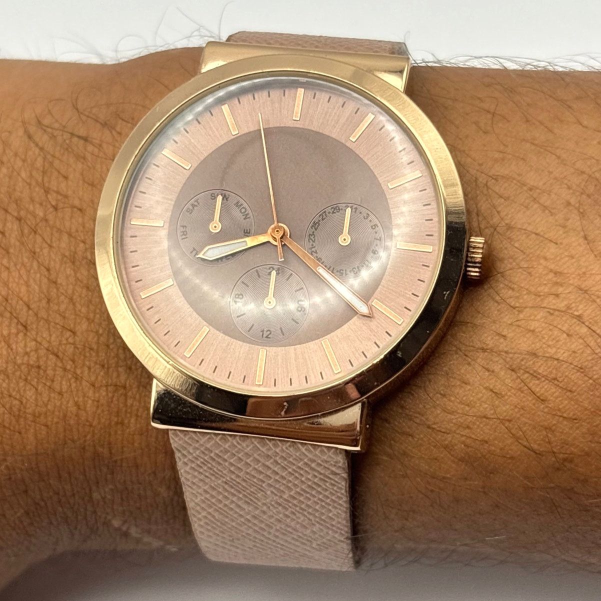 Other Gold Analog Men's Watch Size ONE SIZE - 2 Thumbnail