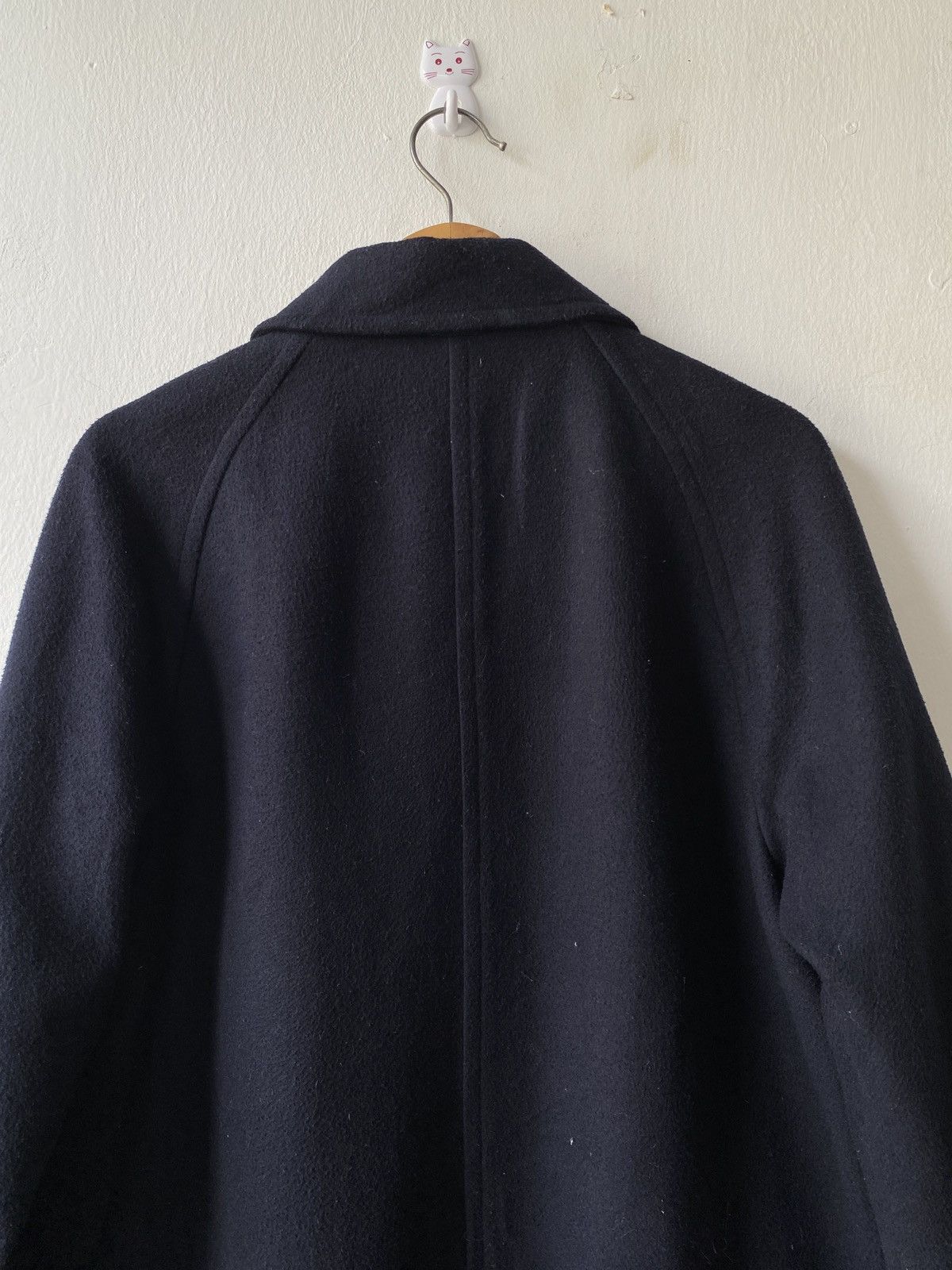 JW Anderson × Japanese Brand × Uniqlo 2000s - J.W.Anderson x Uniqlo Long Trench Wool Jacket Size US L / EU 52-54 / 3 - 10 Thumbnail