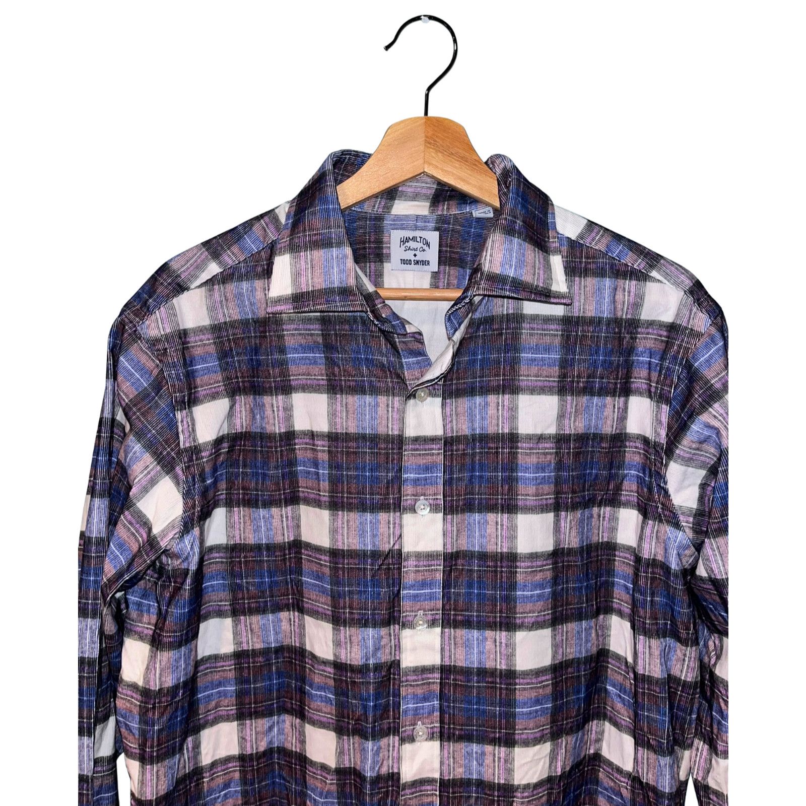Todd Snyder Hamilton + Todd Snyder Check Gingham Button Down Shirt Sz 16 Size US L / EU 52-54 / 3 - 5 Thumbnail