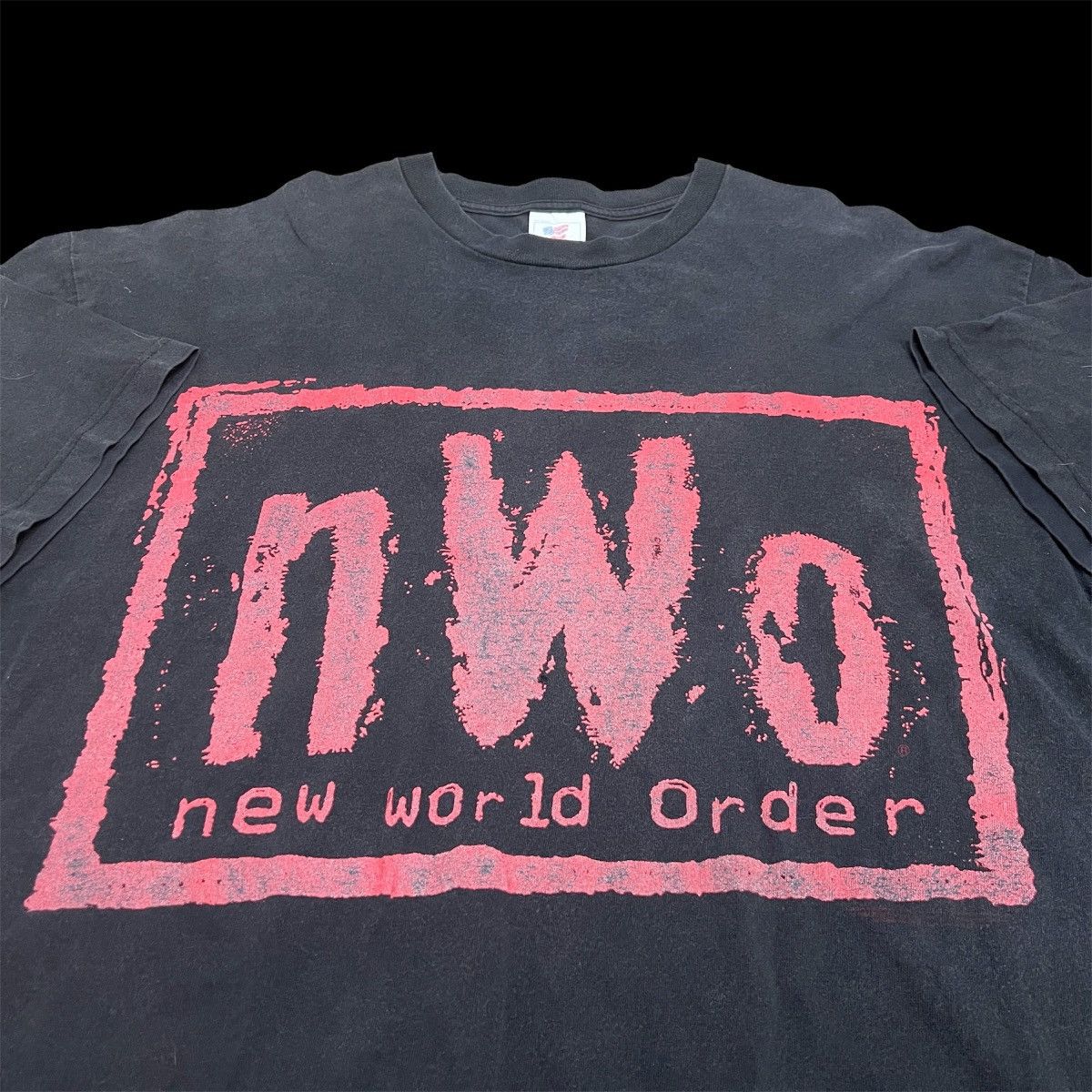 Vintage Vintage 90s NWO wrestling Promo Tee Faded 3XL Oversized Size US XXL / EU 58 / 5 - 4 Thumbnail