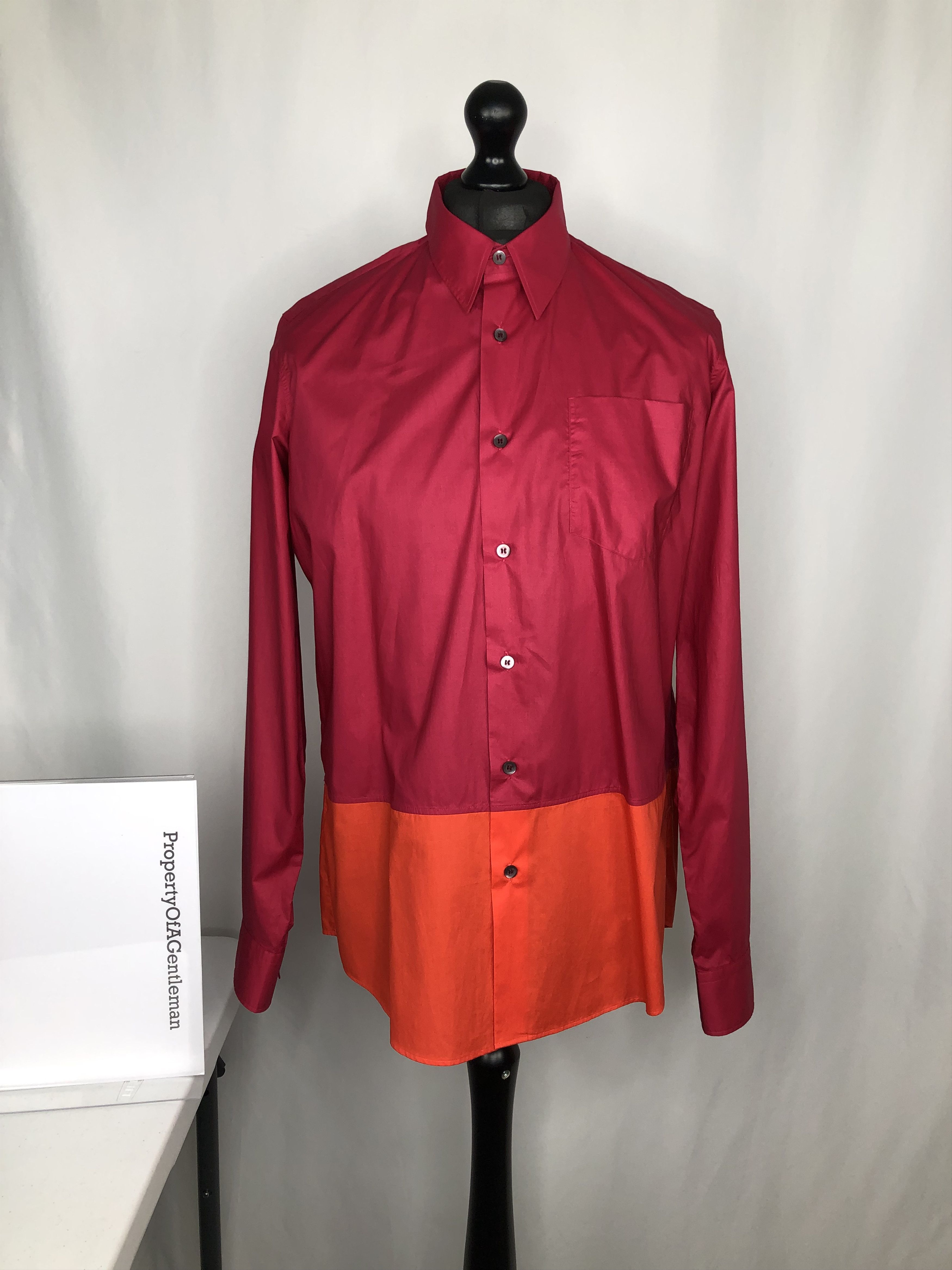 Dries Van Noten Dries Van Noten Colour Block Shirt Size US L / EU 52-54 / 3 - 2 Thumbnail