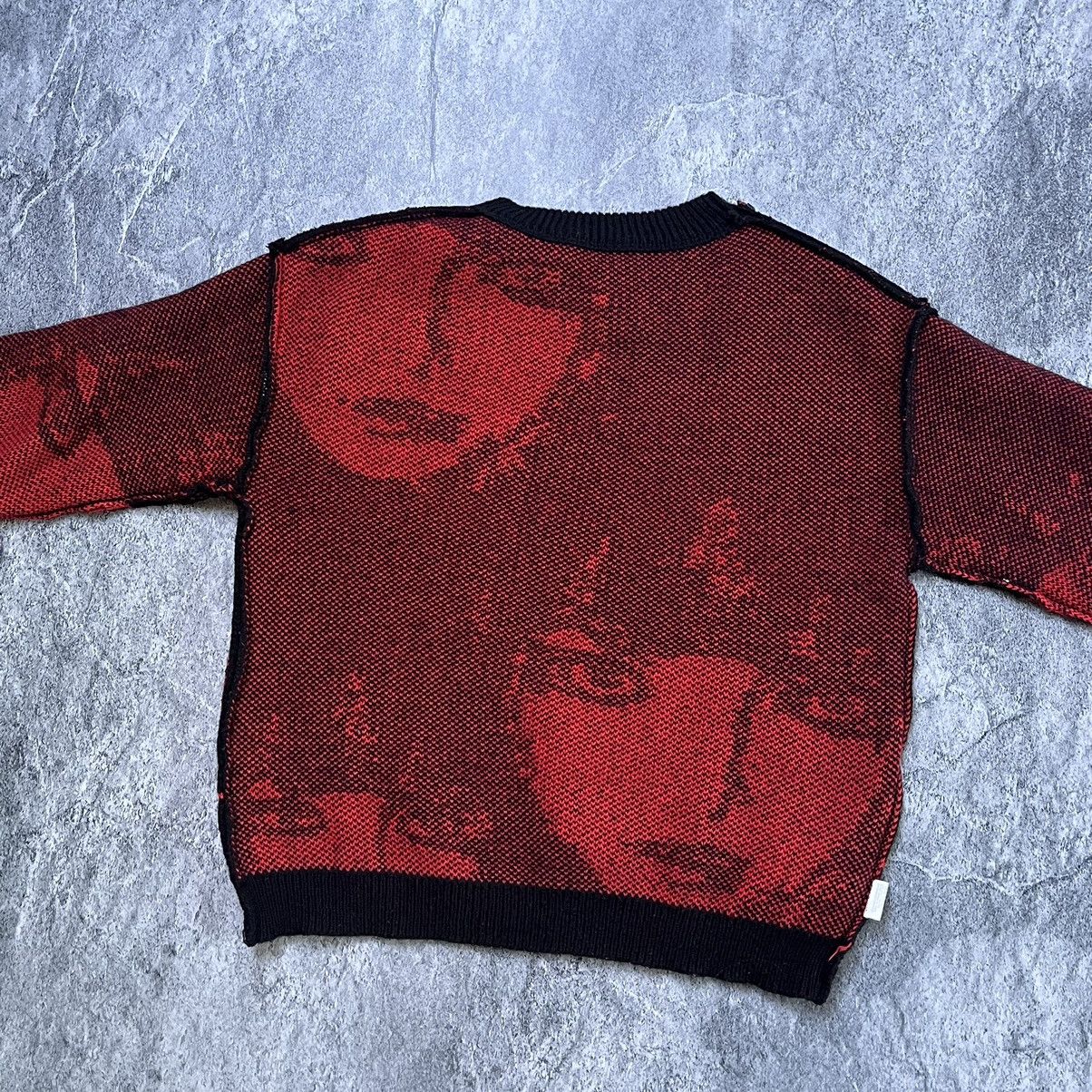 Japanese Brand × Vintage Vintage Avant Garde Knitted Graphic Sweater Anime Opium Style Size US S / EU 44-46 / 1 - 11 Thumbnail