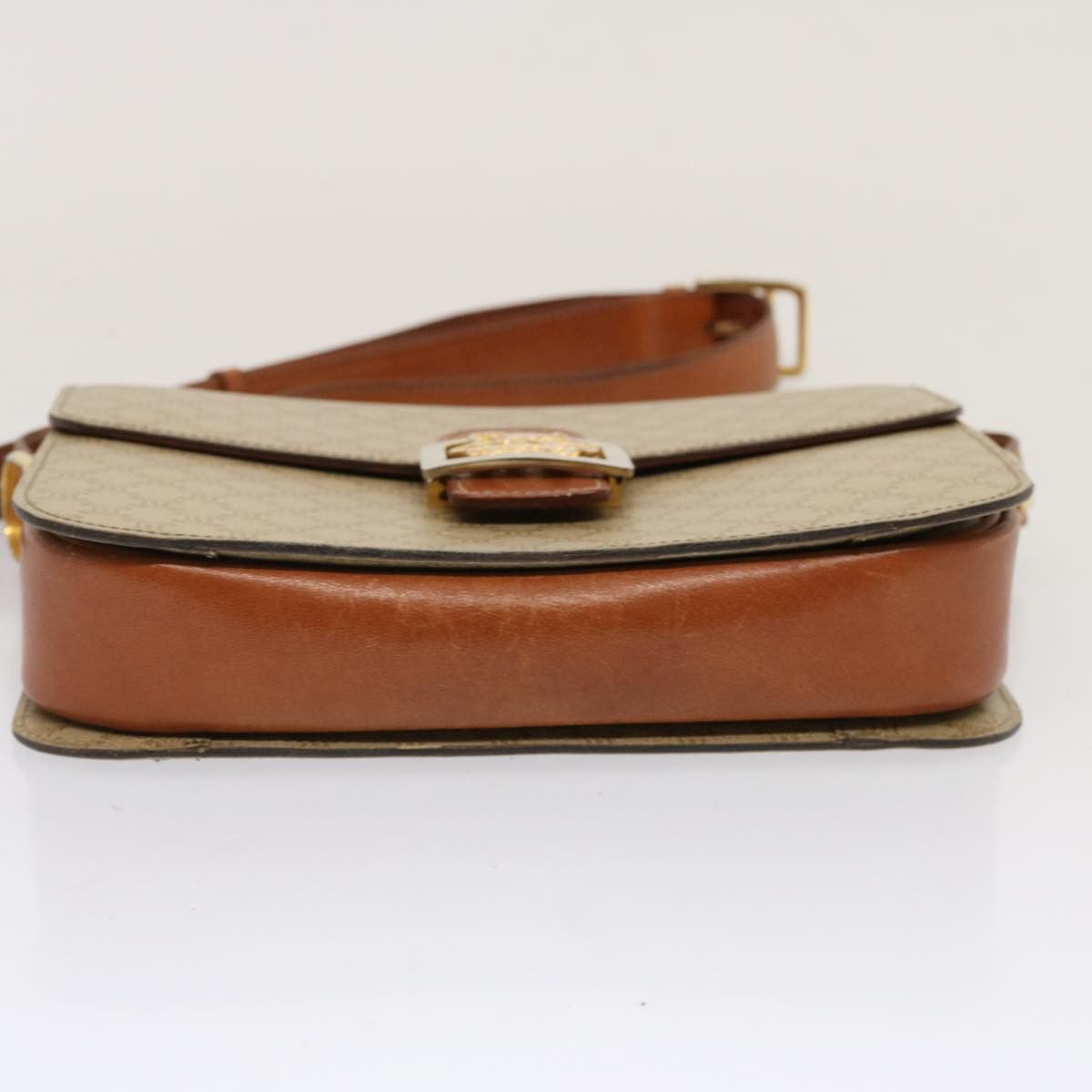 Celine CELINE Macadam Canvas Shoulder Bag Beige Size ONE SIZE - 5 Thumbnail