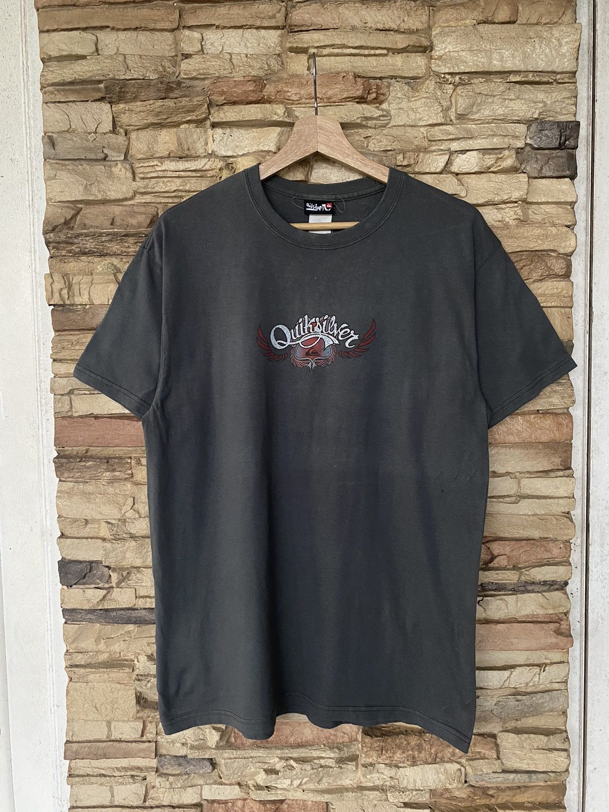 Vintage Vintage Quiksilver Backhit Logo Surfing Tees Vtg Size US M / EU 48-50 / 2 - 2 Thumbnail