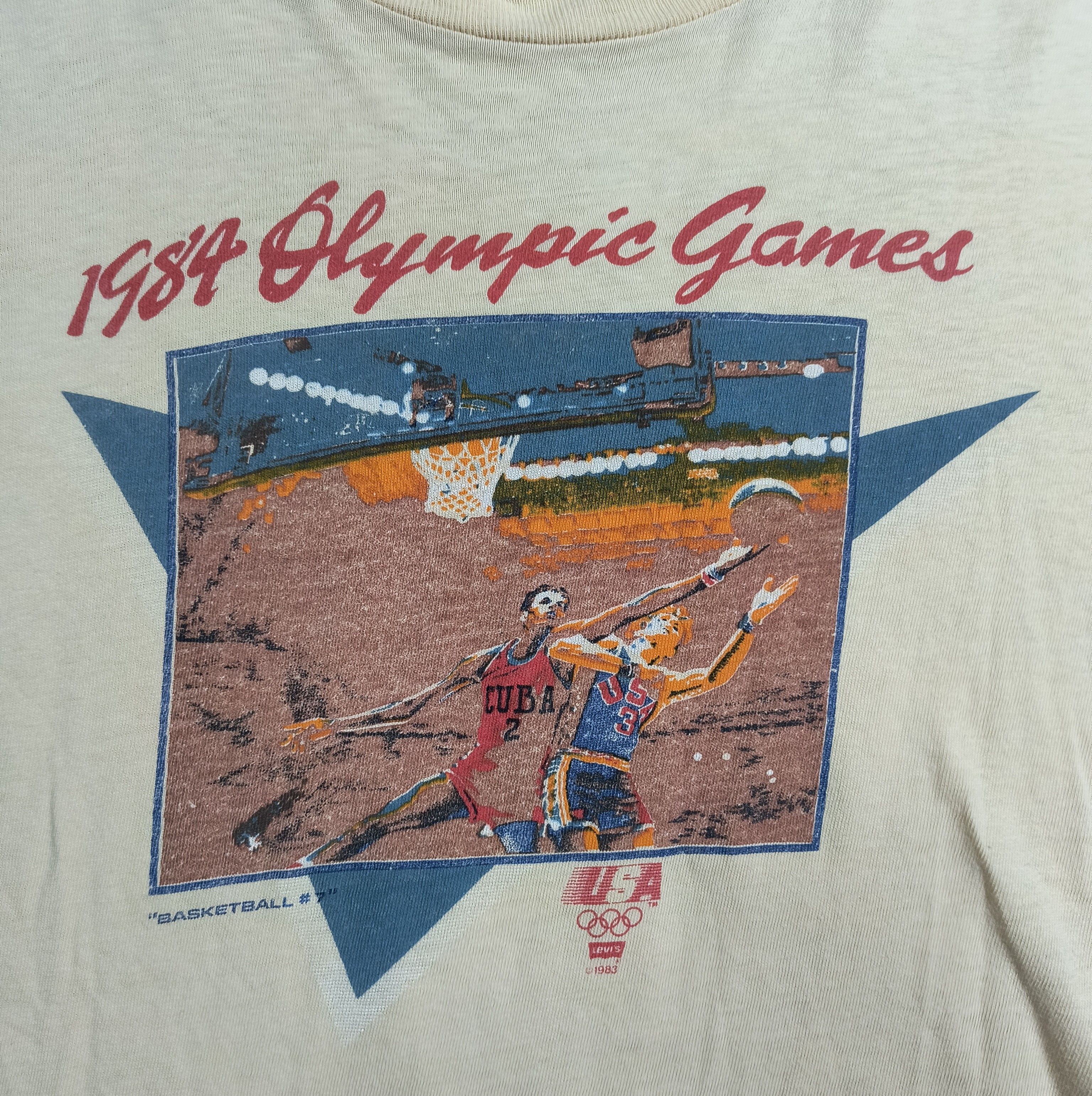 Levi's Vintage Levi's USA Olympic games 1984 LS tee Size US L / EU 52-54 / 3 - 1 Thumbnail
