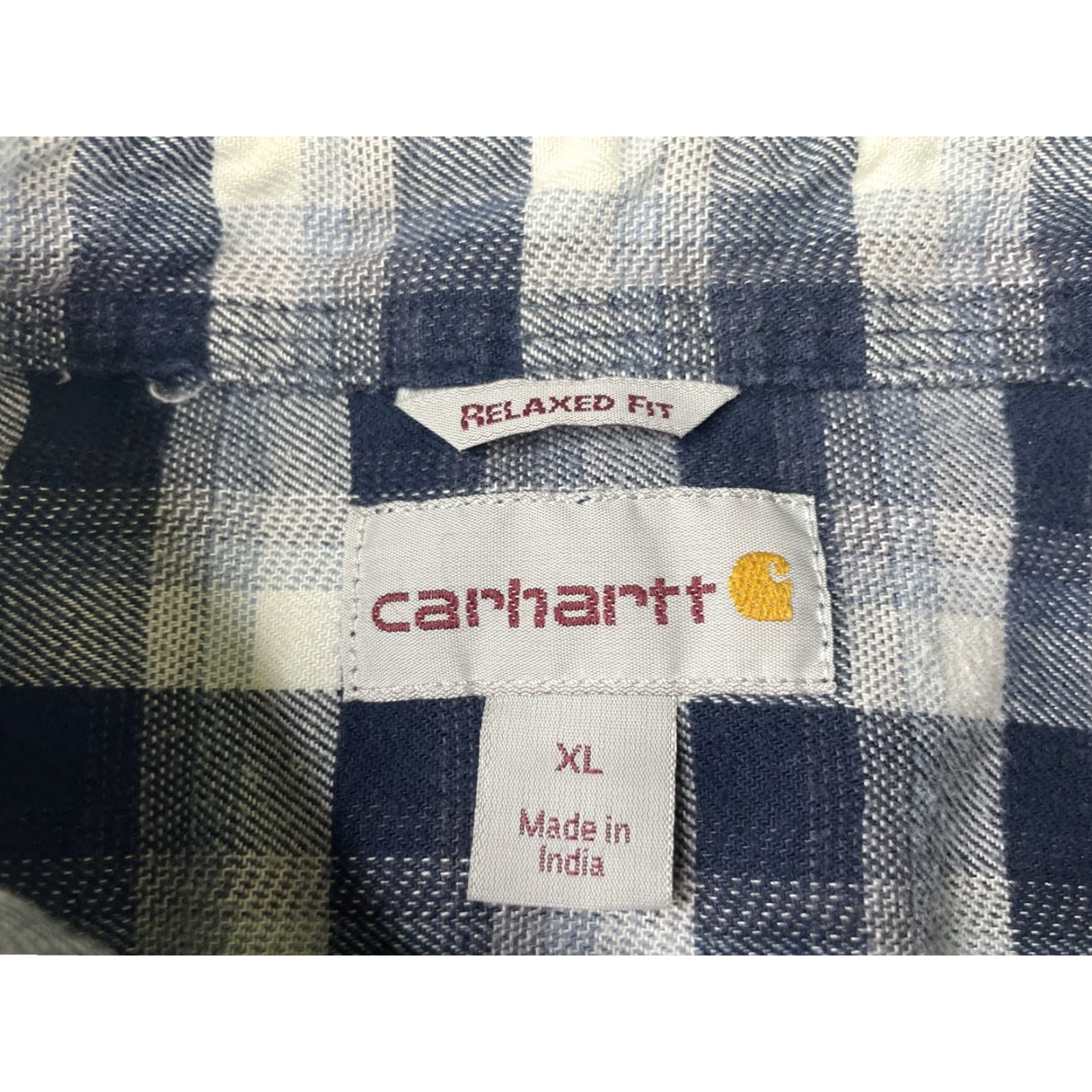 Carhartt Carhartt Mens Shirt XL Relaxed Button-Up Plaid Long Sleeve Multicolor Checks 103314 Hamilton Size US XL / EU 56 / 4 - 3 Thumbnail