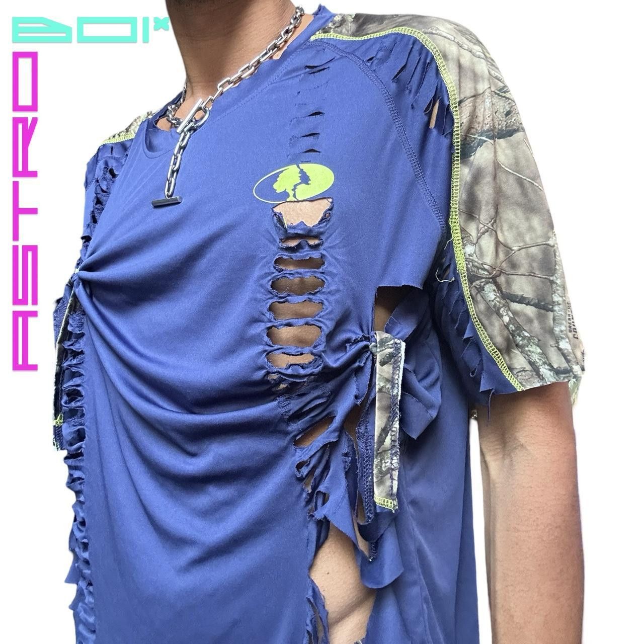 Mossy Oaks ASTROBOI* MOSSY OAK Blue Camouflage Grunge T-shirt- XL Size US XL / EU 56 / 4 - 3 Thumbnail