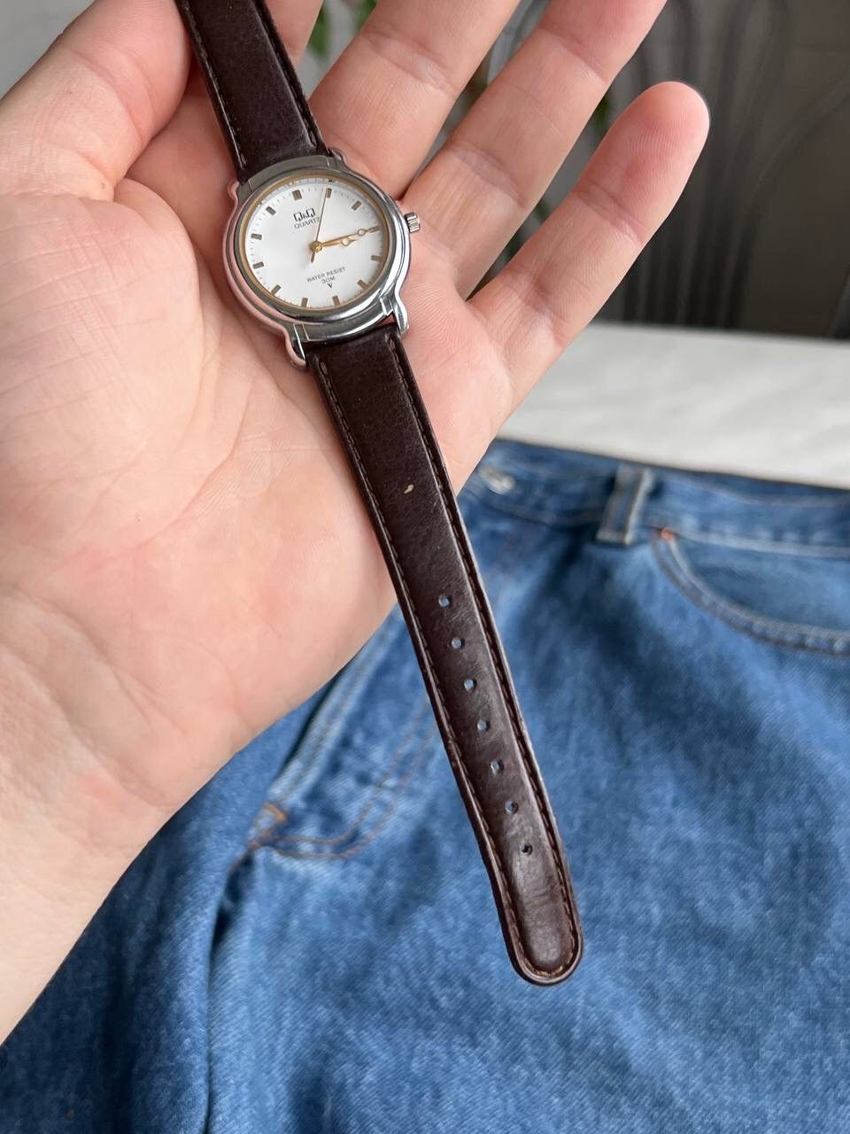 Japanese Brand × Jewelry × Vintage RETRO Japan Stylish Fashion Watch Q&Q Bank Silver Futuristic Size ONE SIZE - 6 Thumbnail