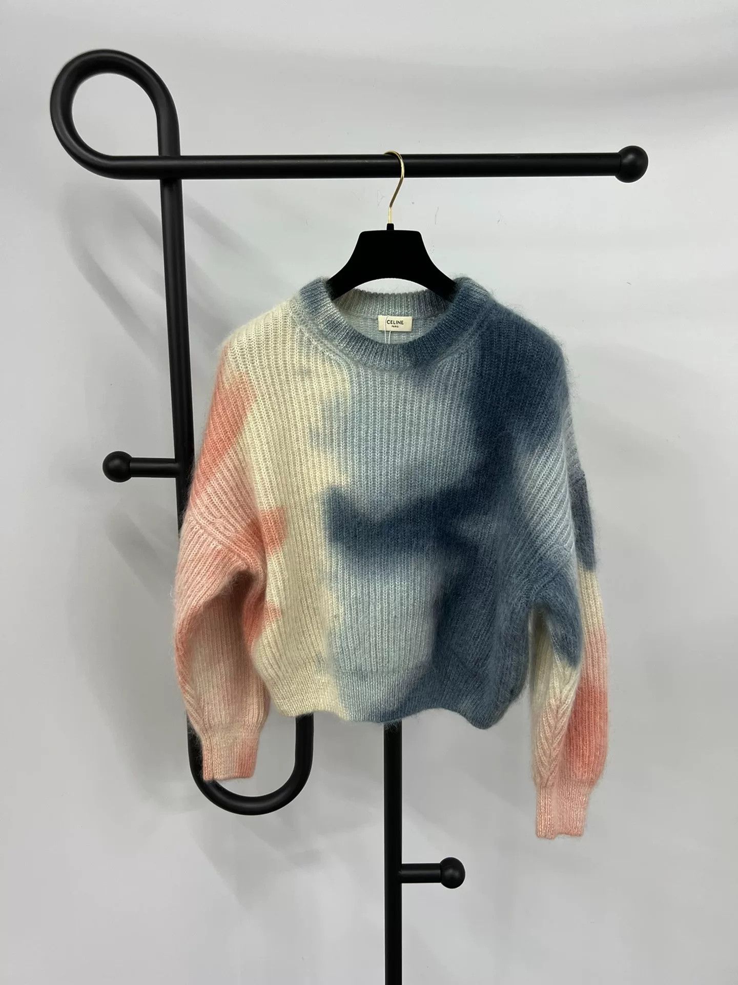 Celine Celine Color Gradient Mohair Sweater Size M / US 6-8 / IT 42-44 - 1 Thumbnail