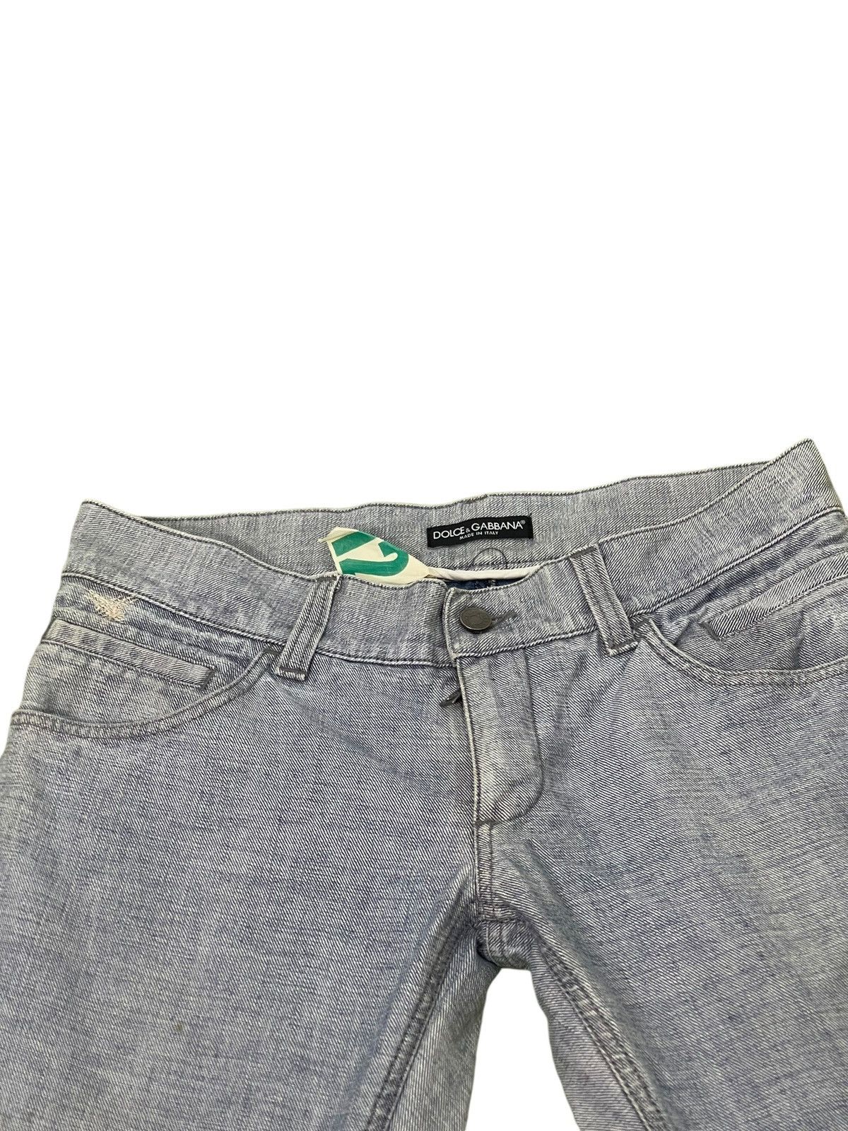 Dolce & Gabbana Reverse Denim Dolce & Gabbana Slim Jeans Low Rise 8🟦9 Size US 32 / EU 48 - 13 Thumbnail