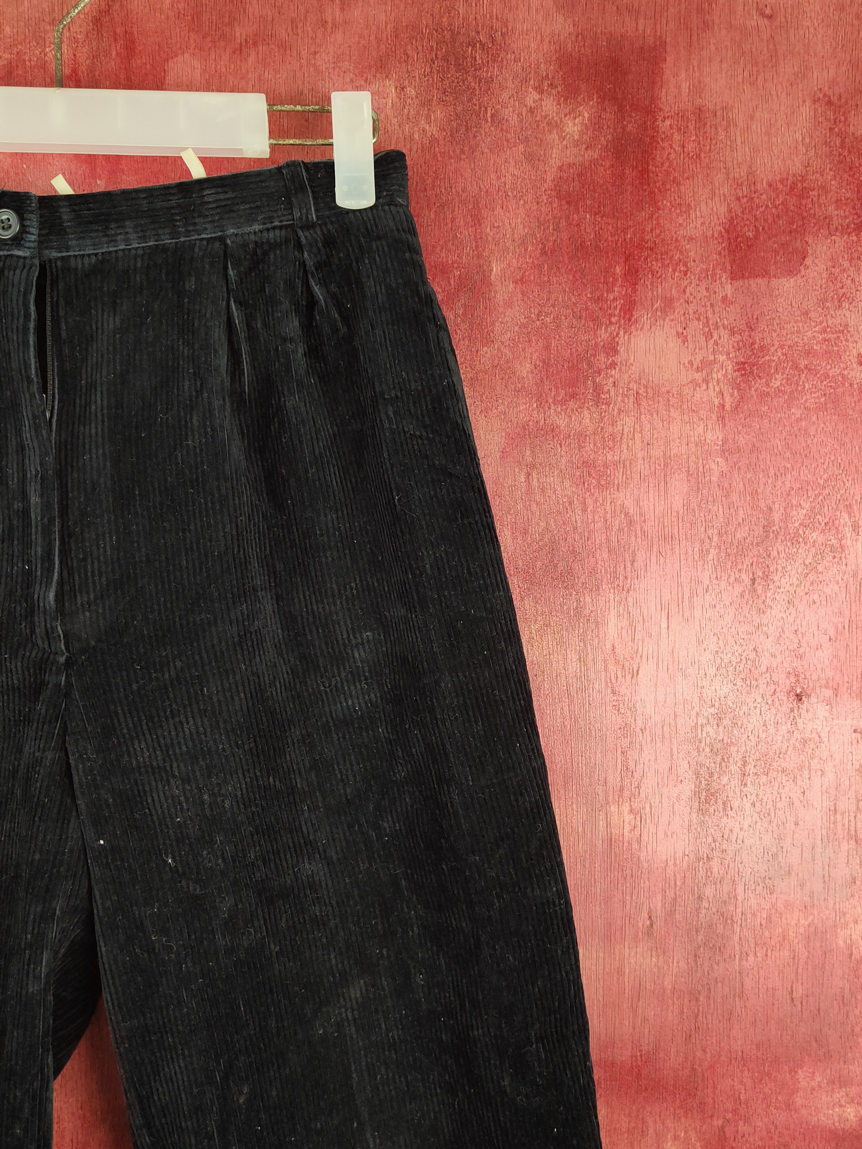Vintage miss Onward Black vintage Corduroy Pants #S1726 Size 25" / US 0 / IT 36 - 5 Thumbnail