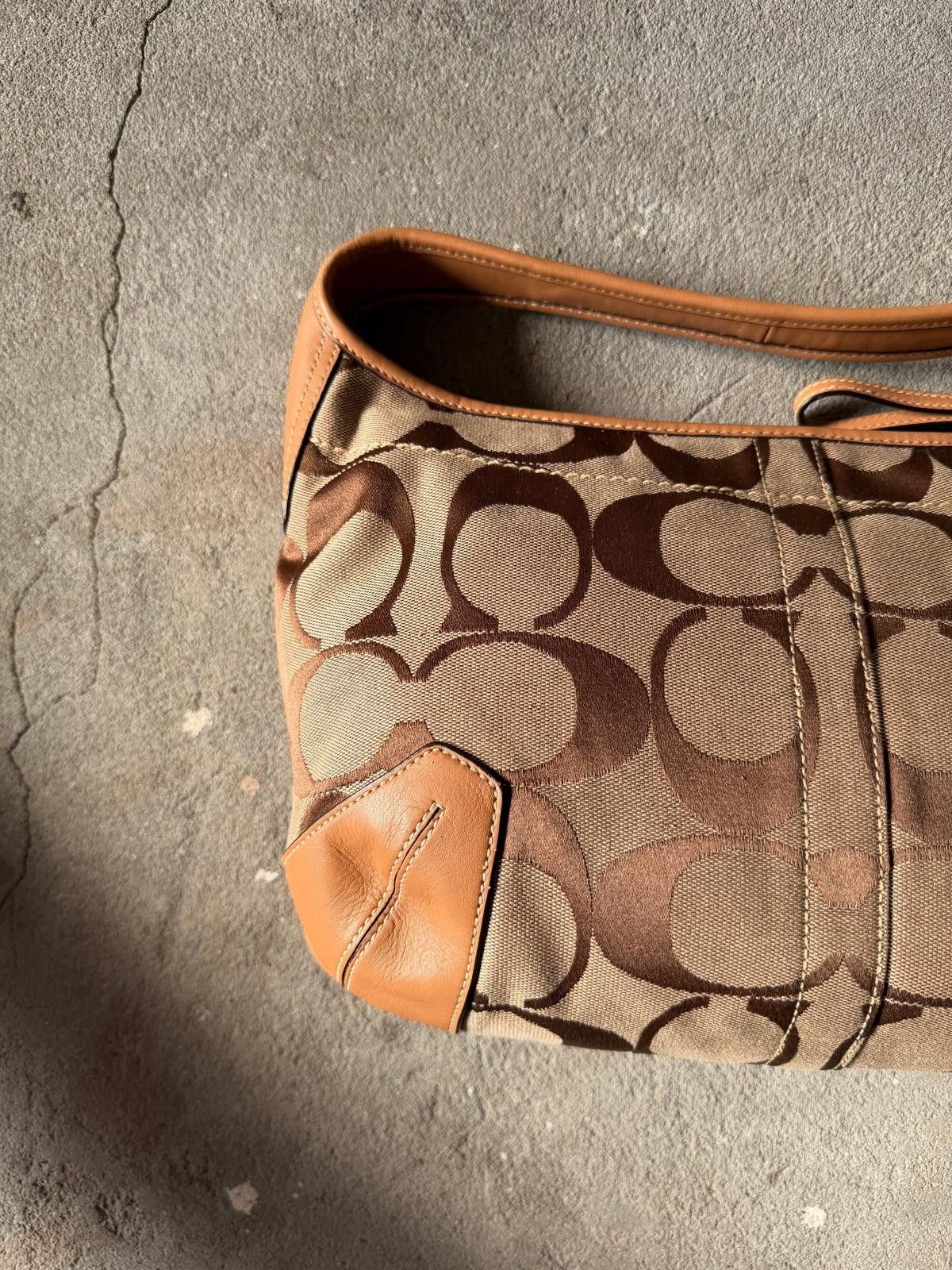 Coach Coach Signature Ergo Shoulder Bag Beige/Brown Size ONE SIZE - 6 Thumbnail