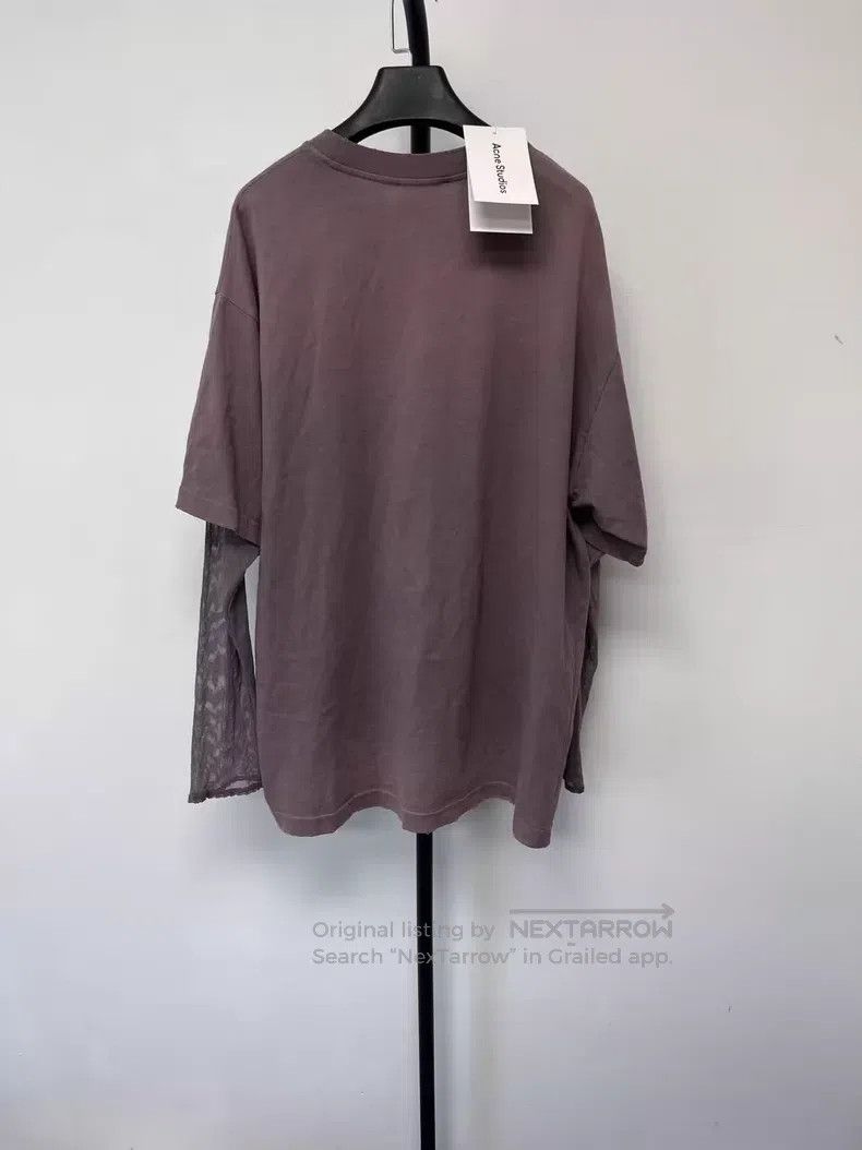 Acne Studios Acne Studios Sleeve Design Aged Printed Pattern T-Shirt, L Size M / US 6-8 / IT 42-44 - 2 Thumbnail