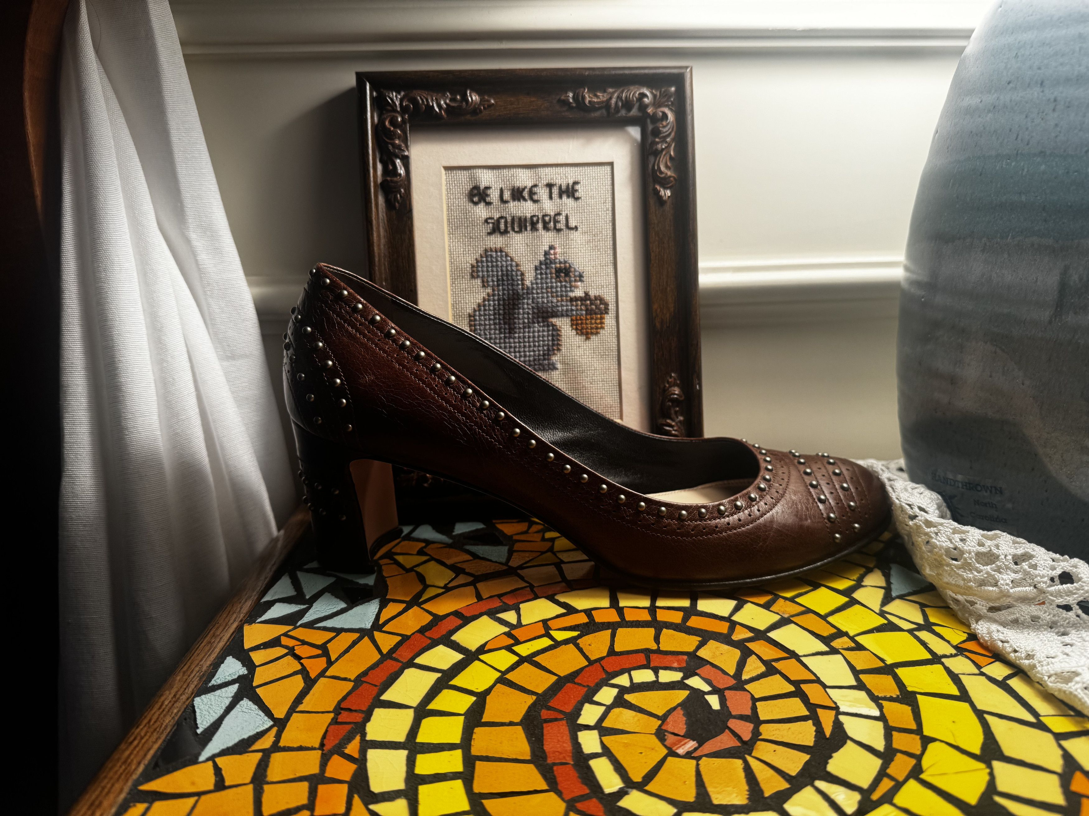 Prada Vintage Leather Pumps Size US 10 / IT 40 - 3 Thumbnail