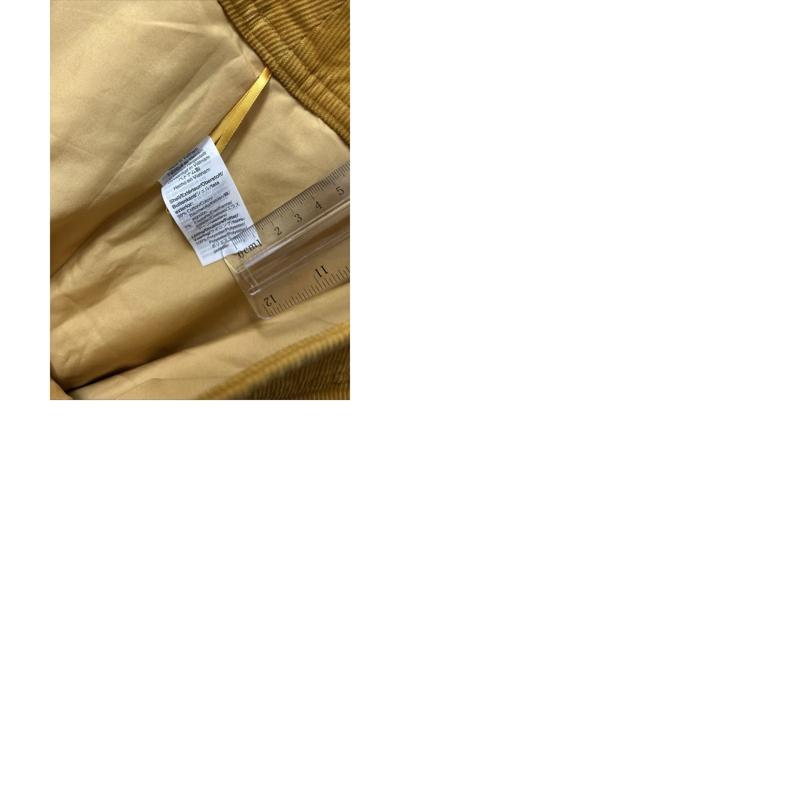 J.Crew J. CREW Corduroy Mini Skirt Womens Size 2 Yellow Cotton Blend Stretch G8210 NWT Size 26" / US 2 / IT 38 - 9 Thumbnail